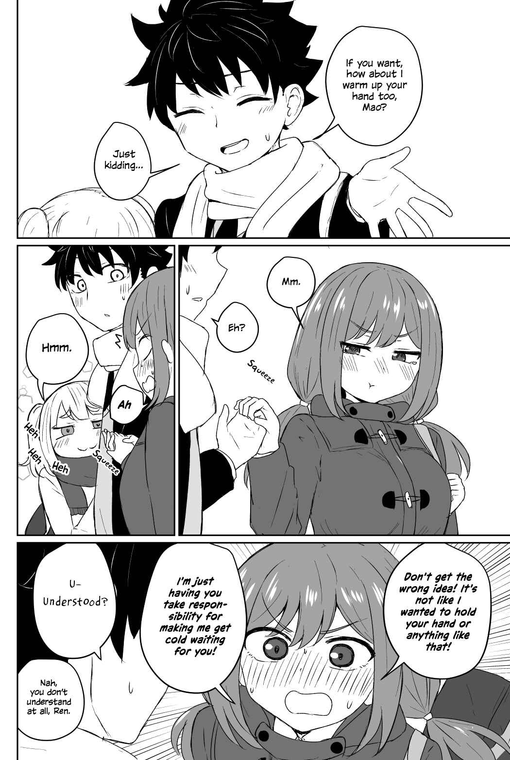 Page 4 Chapter Unknown_ef49 Te o Yaite Ita Osananajimi ga Itsu no Ma ni ka Seichou Shiteta Hanashi