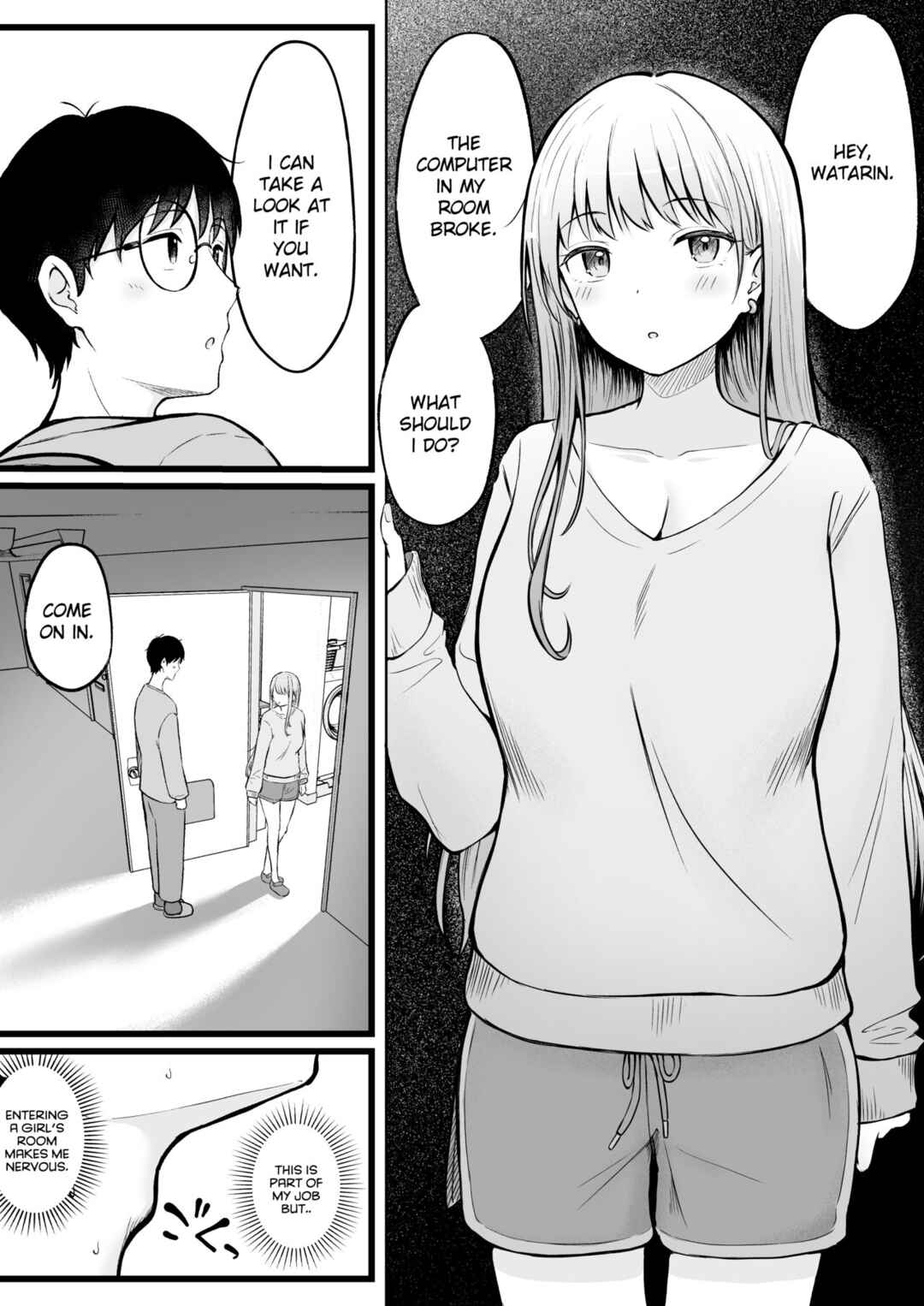 Page 12 Chapter 1 Joshiryou Kanrinin no Boku wa Gyaru Ryousei ni Furimawasaretemasu