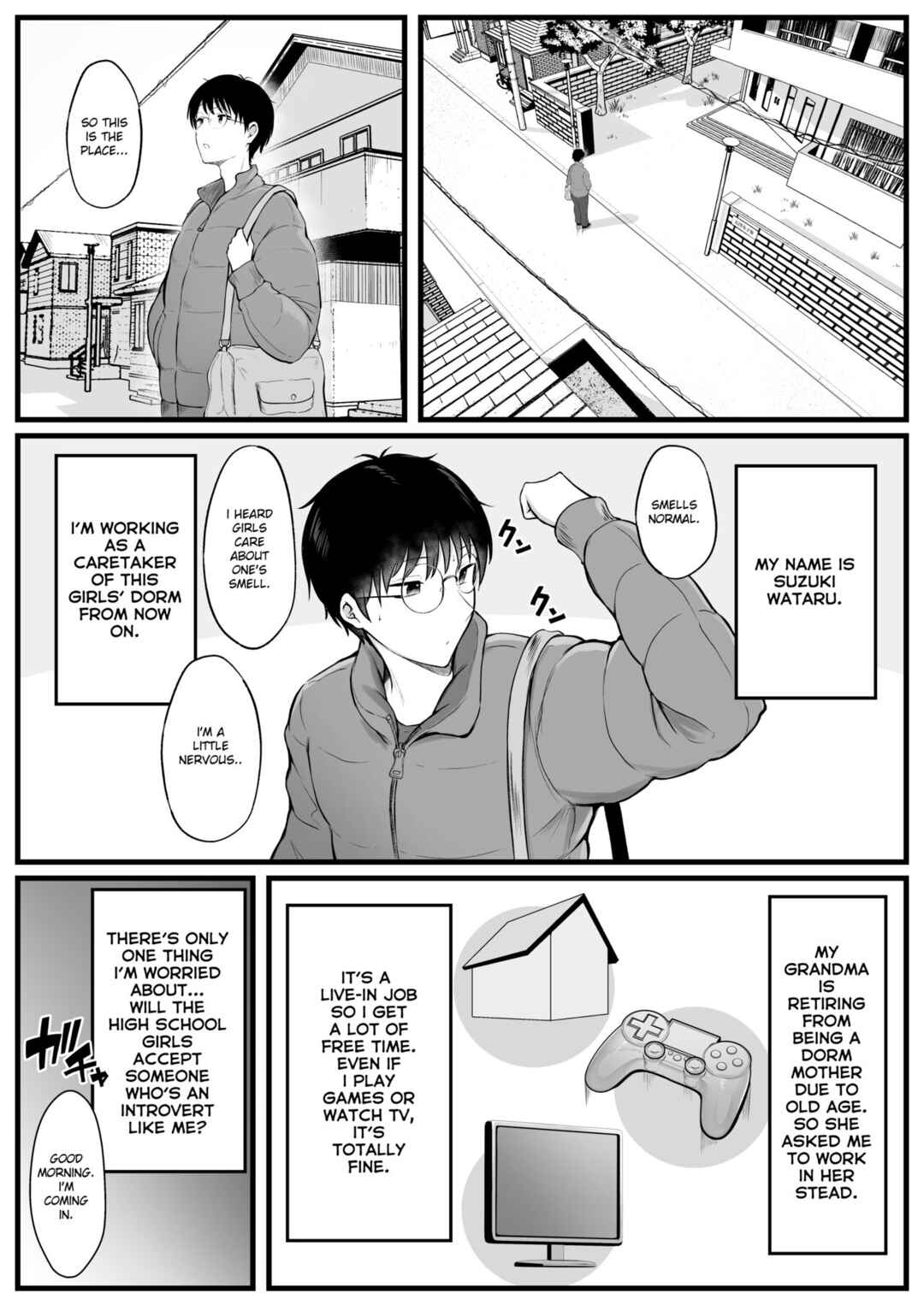 Page 3 Chapter 1 Joshiryou Kanrinin no Boku wa Gyaru Ryousei ni Furimawasaretemasu