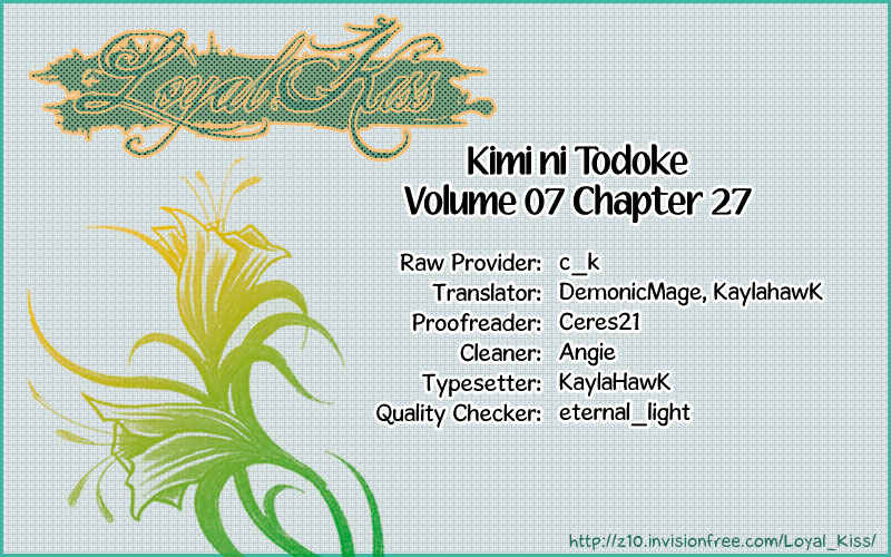 Page 1 Chapter 27 Kimi ni Todoke