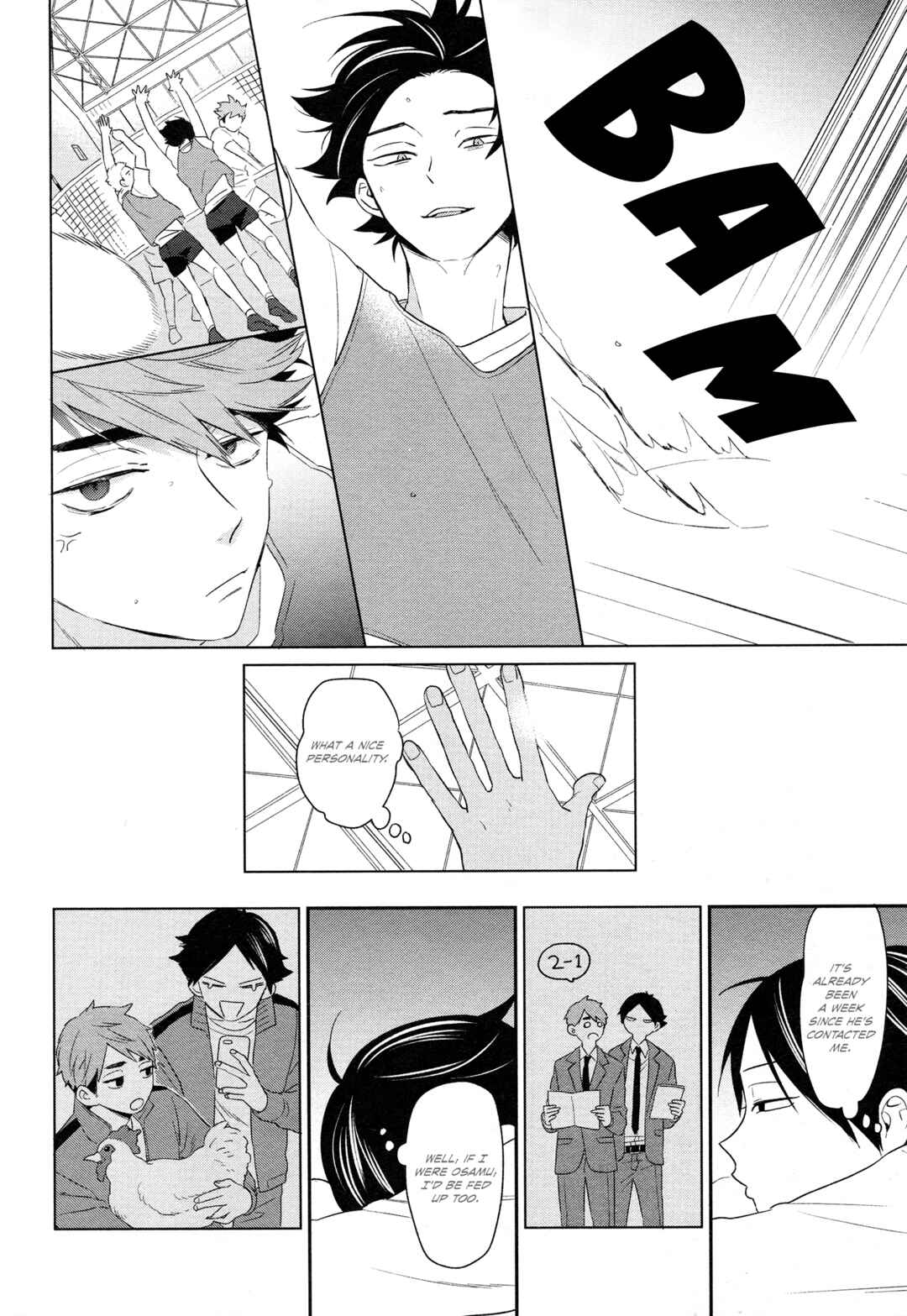 Page 36 Chapter Unknown_2347 Haikyu!! - Tomodachi Jigoku Anchuu Mitsu Semeku (Doujinshi)