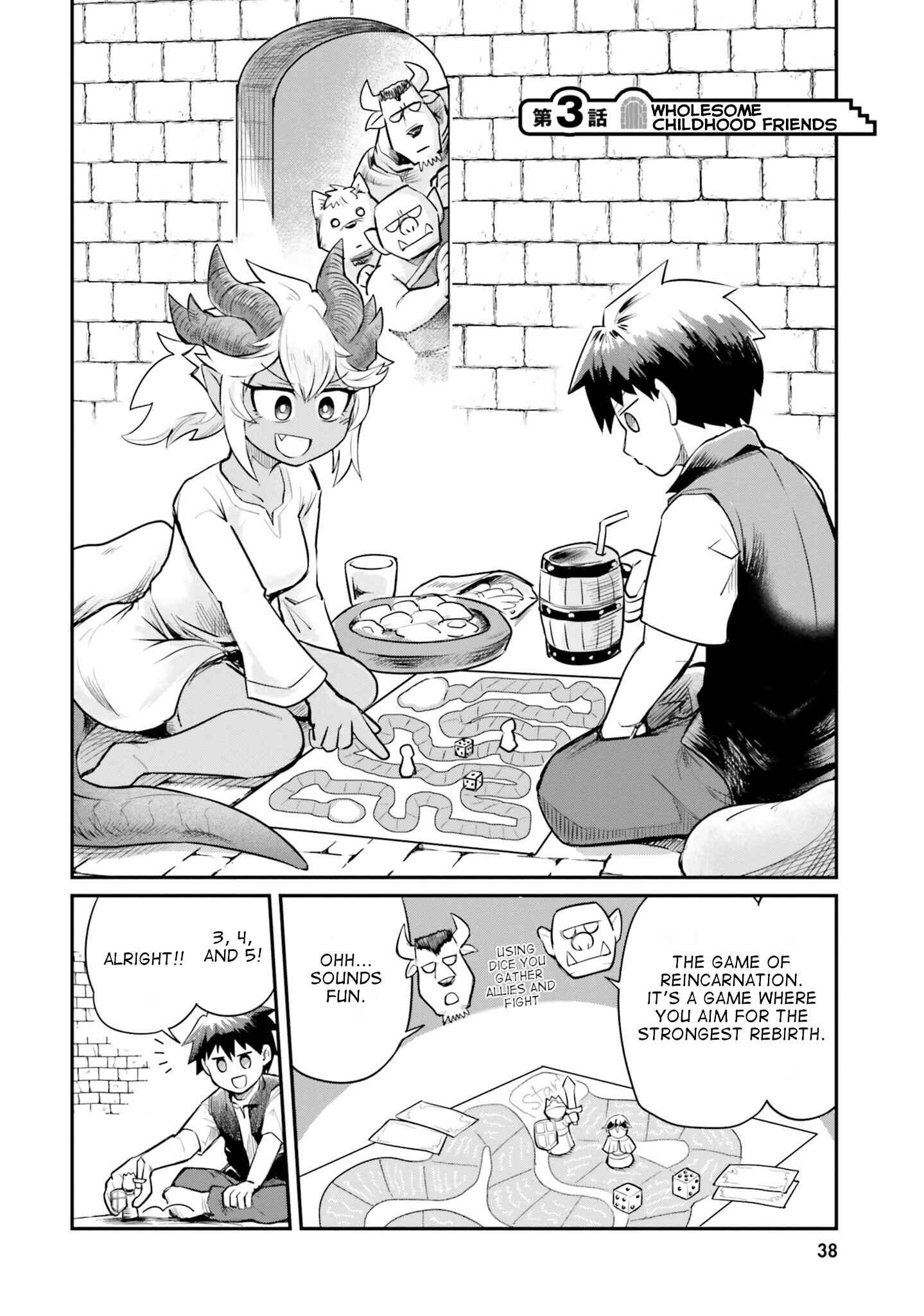 Page 2 Chapter 3 Dungeon no Osananajimi