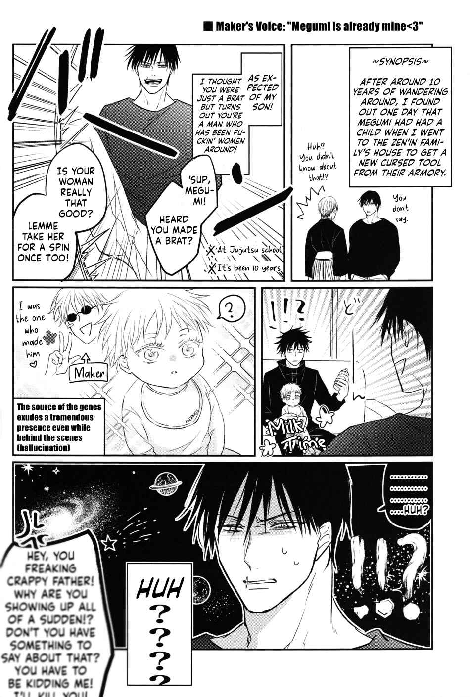 Page 72 Chapter Unknown_9ac6 Jujutsu Kaisen - 524 FAMILY!! (Doujinshi)