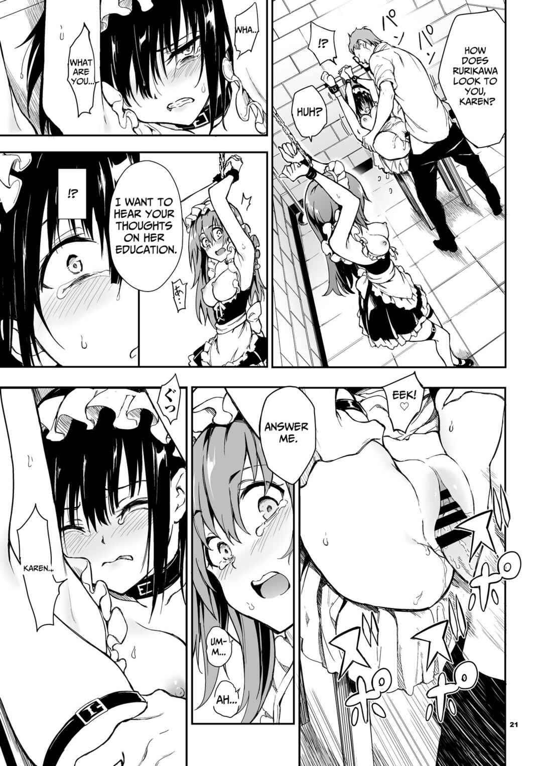 Page 21 Chapter 6 Maid Kyouiku. -Botsuraku Kizoku Rurikawa Tsubaki-