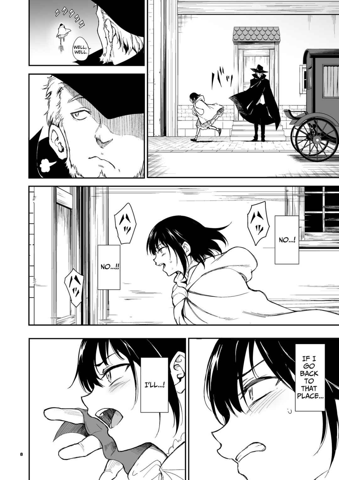 Page 8 Chapter 6 Maid Kyouiku. -Botsuraku Kizoku Rurikawa Tsubaki-