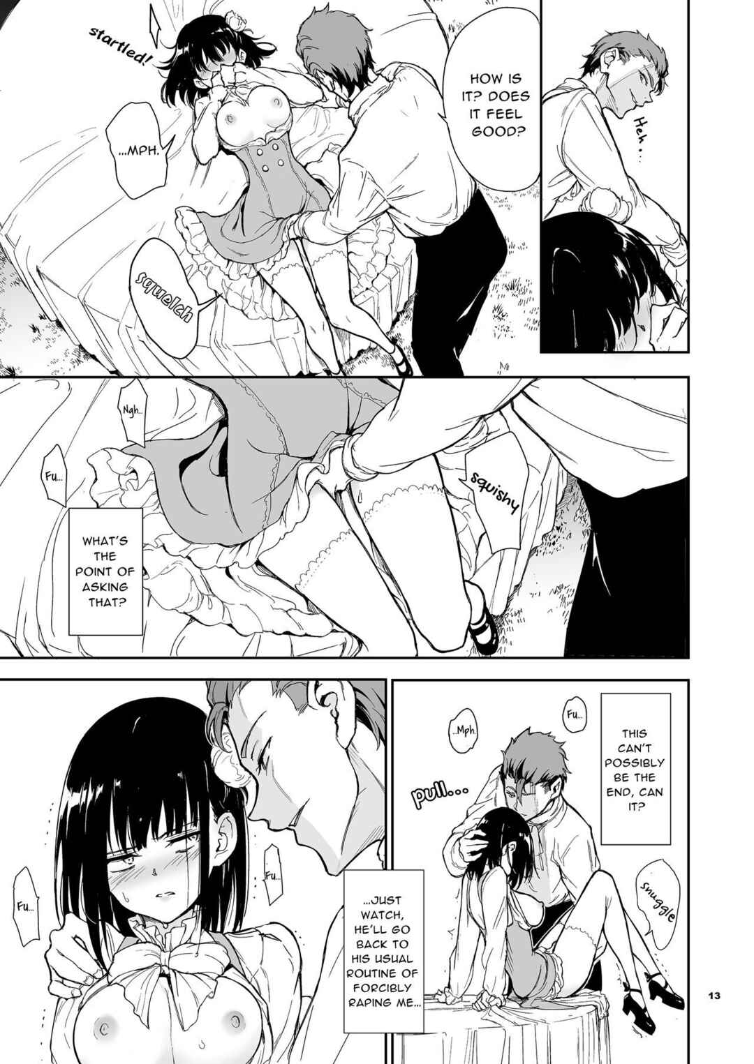 Page 13 Chapter 5 Maid Kyouiku. -Botsuraku Kizoku Rurikawa Tsubaki-