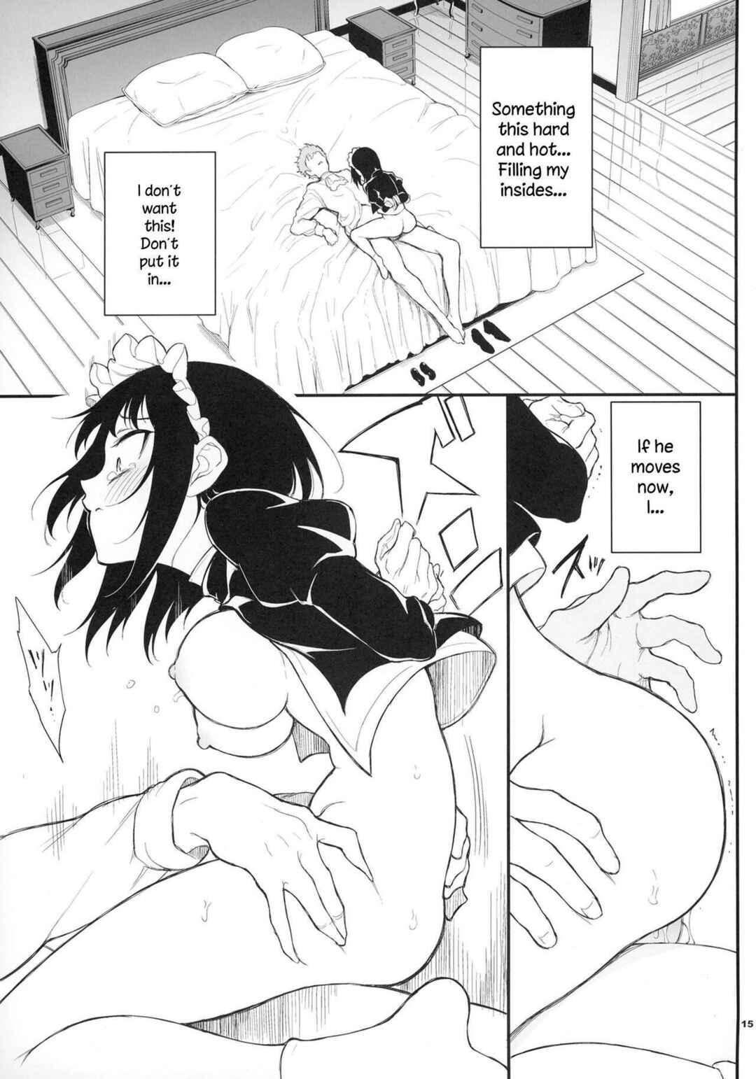 Page 14 Chapter 2 Maid Kyouiku. -Botsuraku Kizoku Rurikawa Tsubaki-