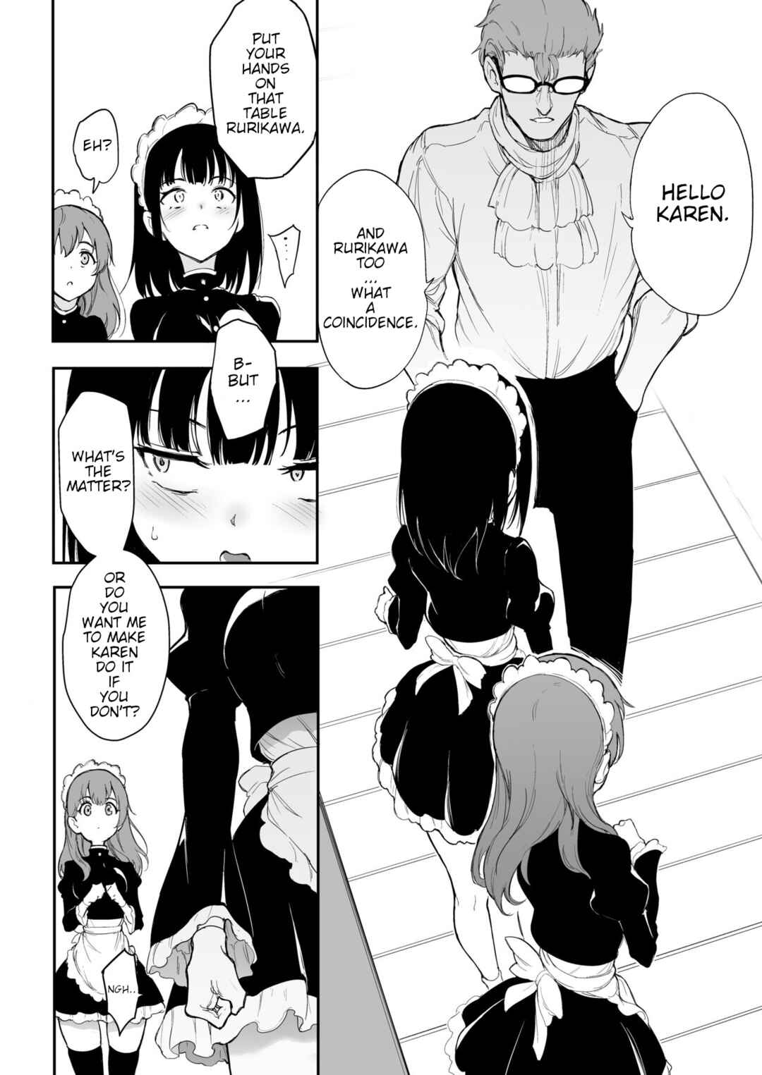 Page 12 Chapter 3 Maid Kyouiku. -Botsuraku Kizoku Rurikawa Tsubaki-