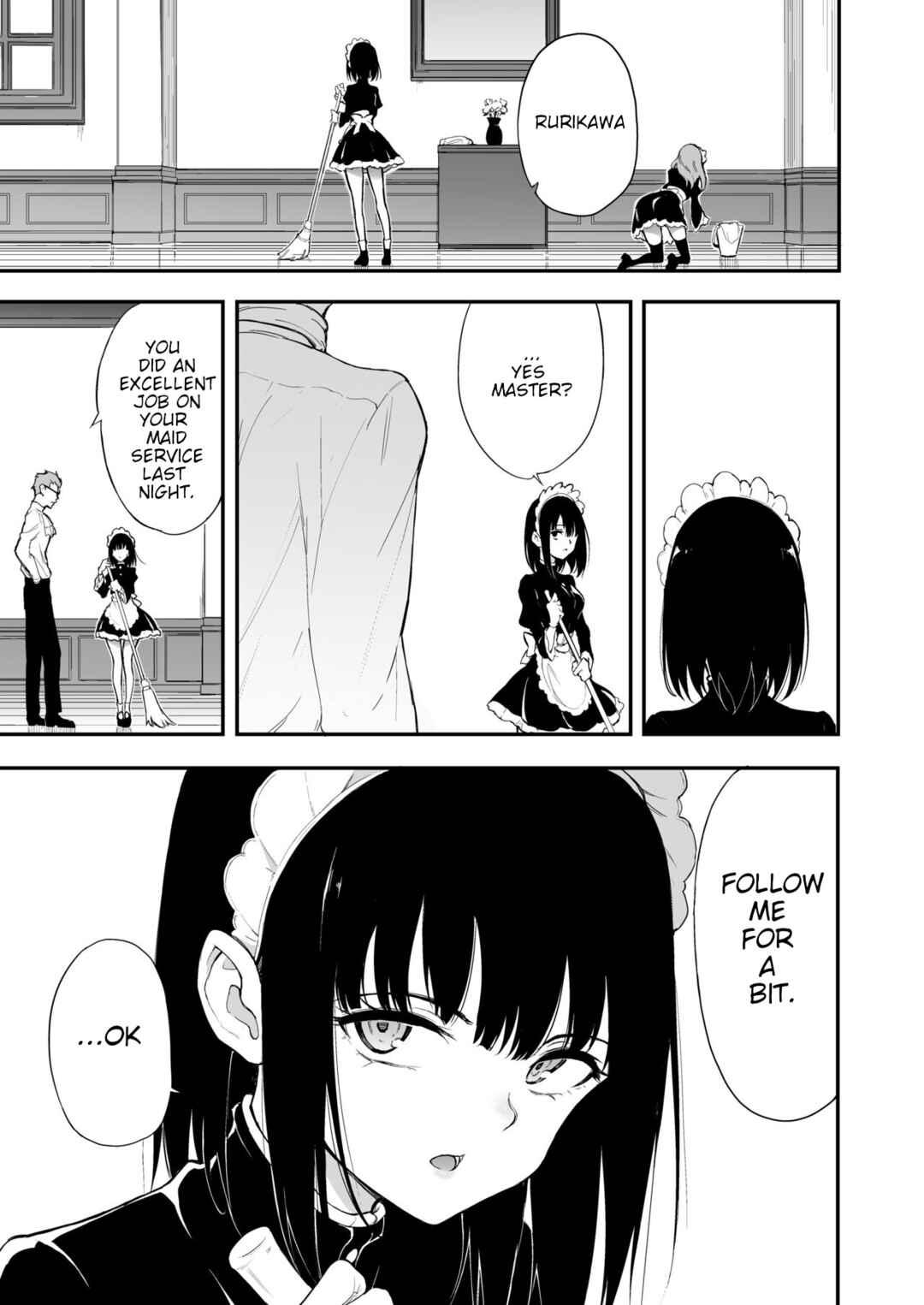 Page 3 Chapter 3 Maid Kyouiku. -Botsuraku Kizoku Rurikawa Tsubaki-