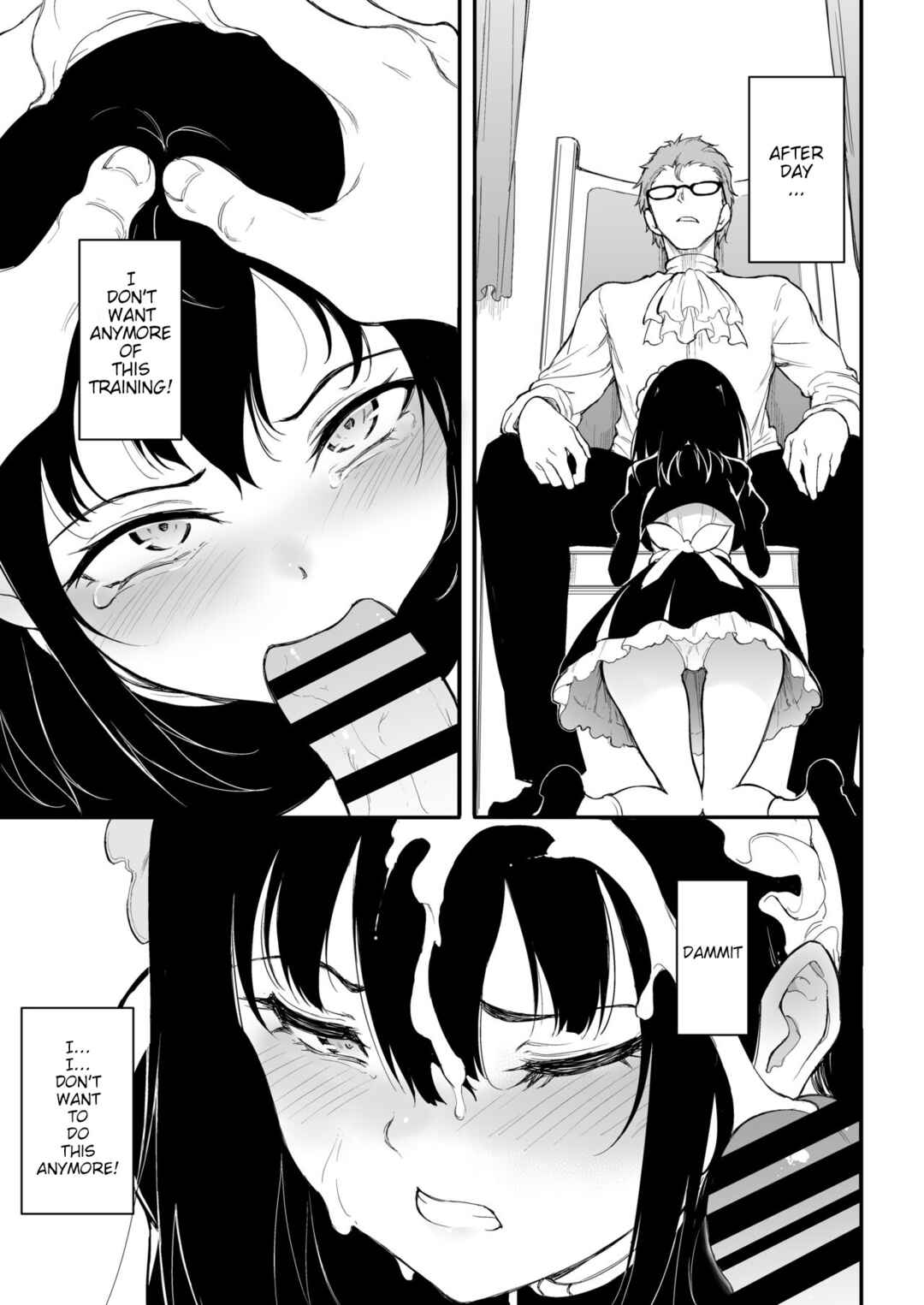 Page 9 Chapter 3 Maid Kyouiku. -Botsuraku Kizoku Rurikawa Tsubaki-