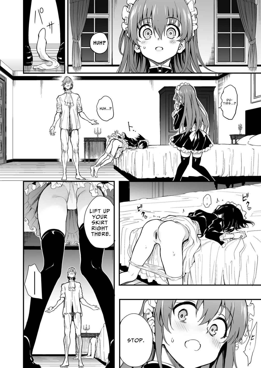 Page 8 Chapter 7 Maid Kyouiku. -Botsuraku Kizoku Rurikawa Tsubaki-