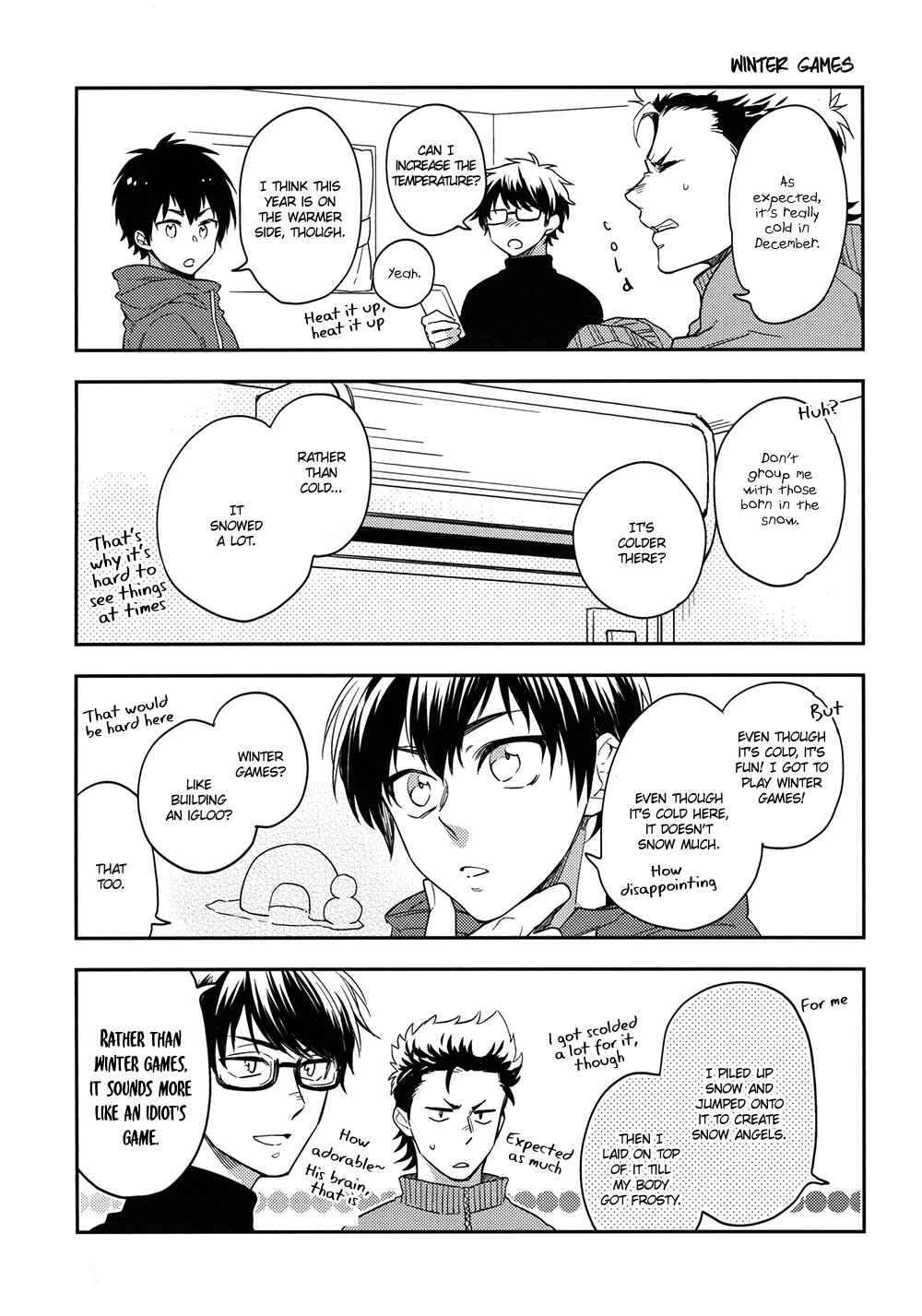 Page 6 Chapter Unknown_9bf1 Diamond no ace - Fuyu no Kurashi (Doujinshi)