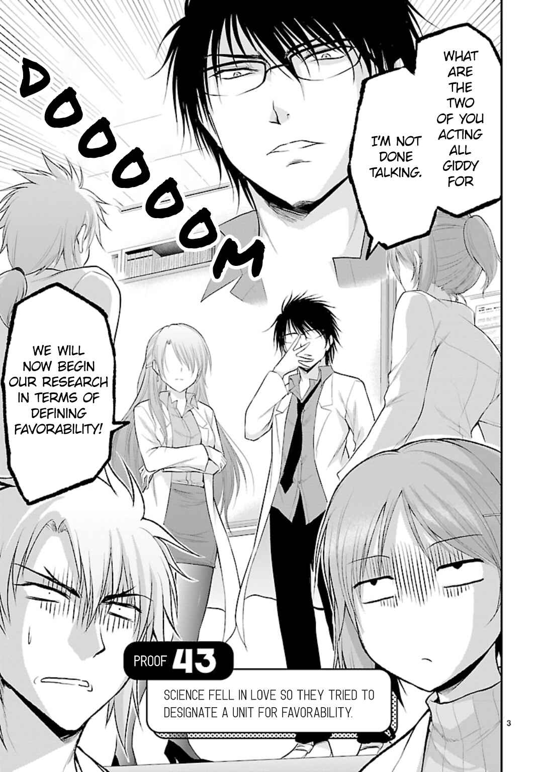 Page 3 Chapter 43 Rikei ga Koi ni Ochita no de Shoumei shitemita