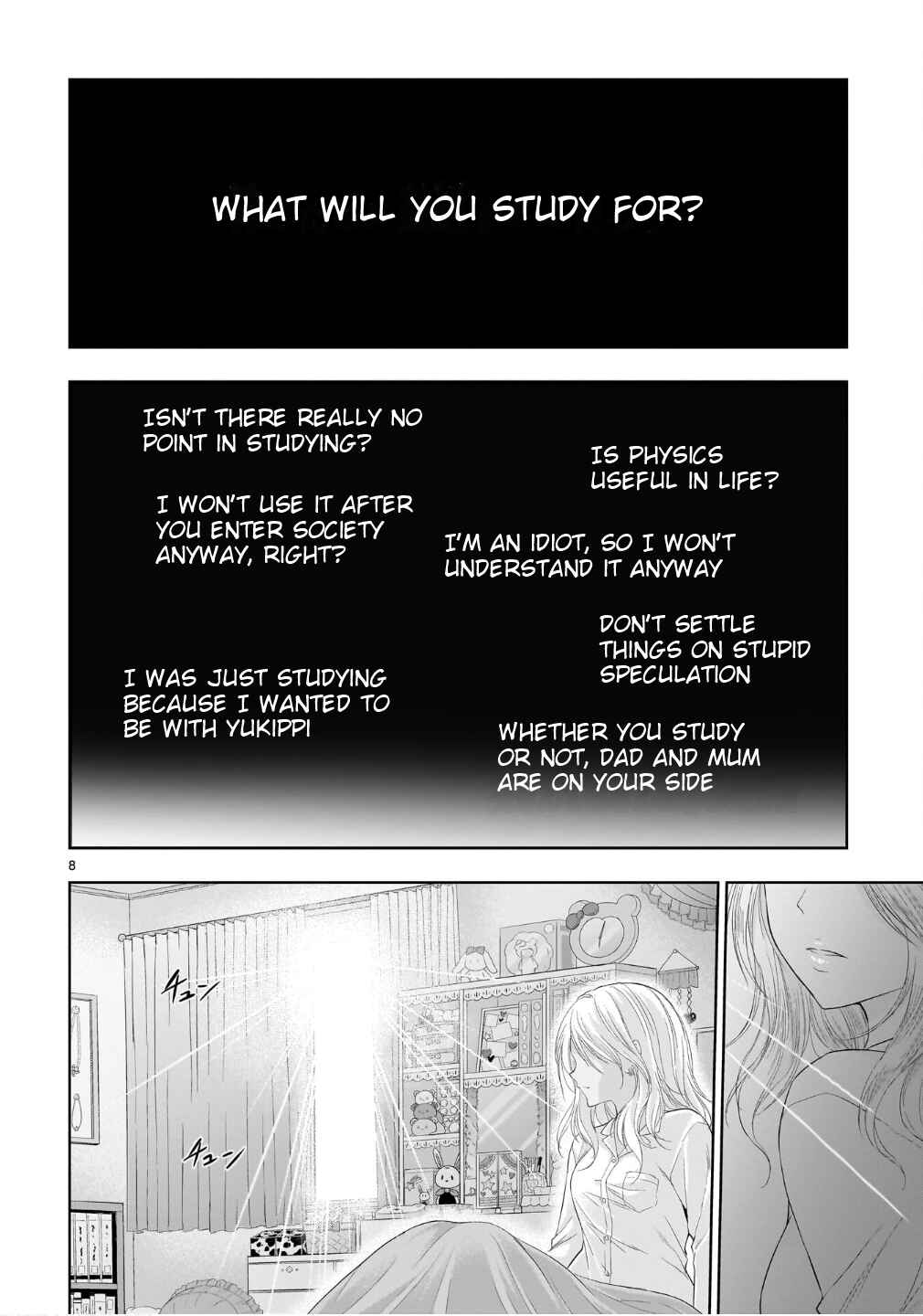 Page 8 Chapter 100 Rikei ga Koi ni Ochita no de Shoumei shitemita