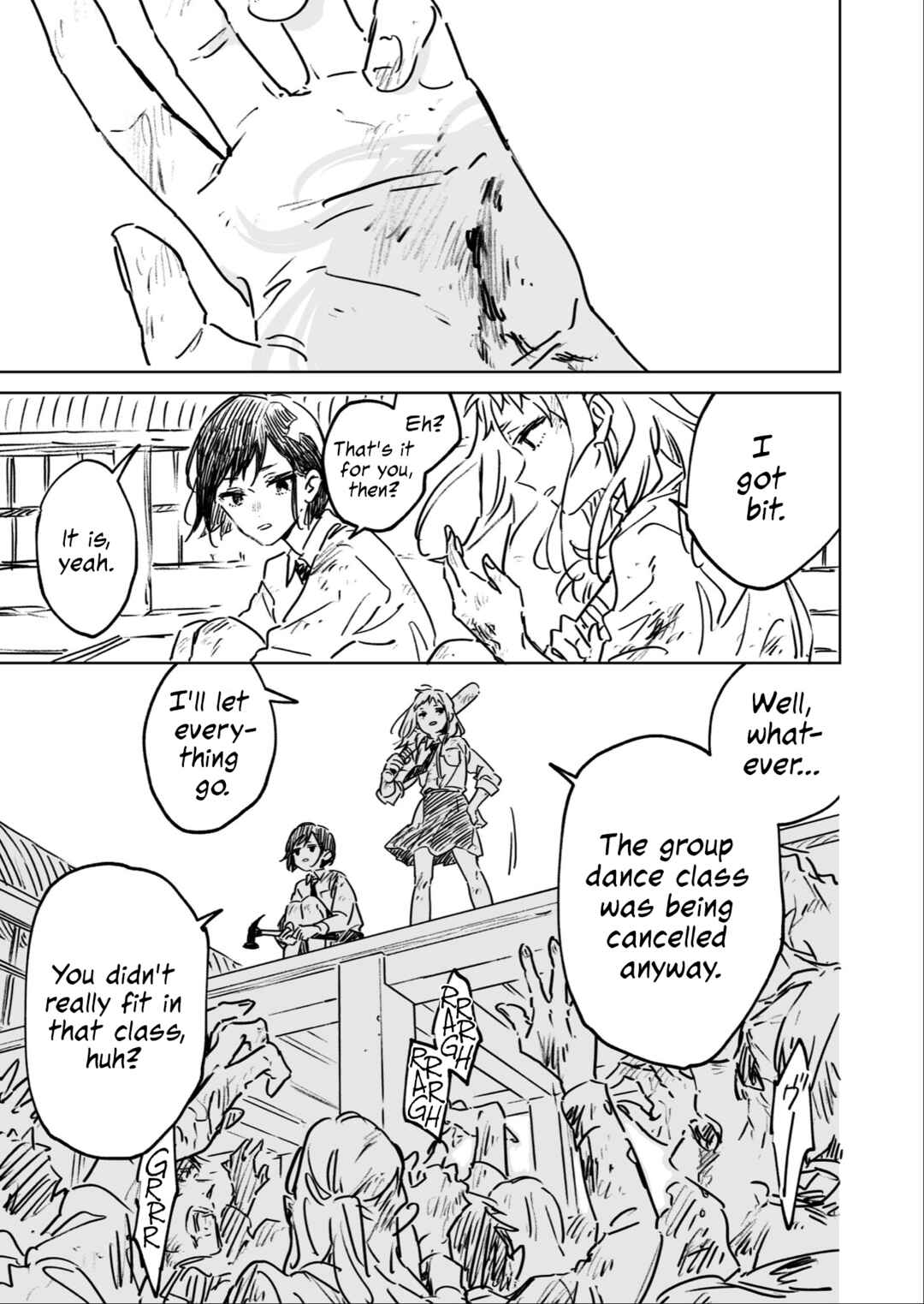 Page 1 Chapter 2 The High School Full of Zombies