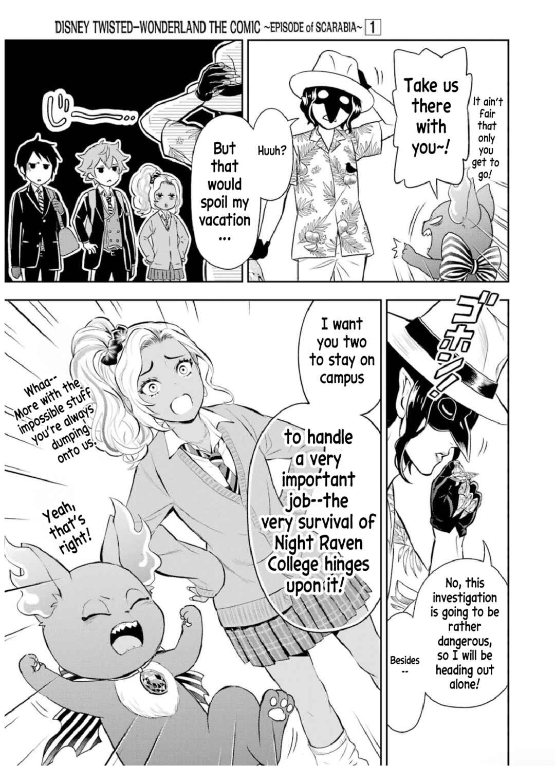 Page 26 Chapter 1 Disney Twisted Wonderland: The Comic—Episode of Scarabia