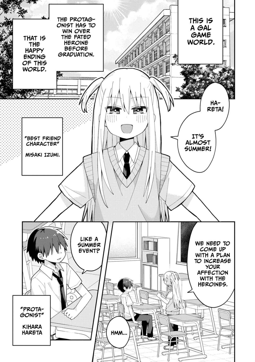 Page 1 Chapter 11 Misaki-kun wa Kouryaku Chara Janai