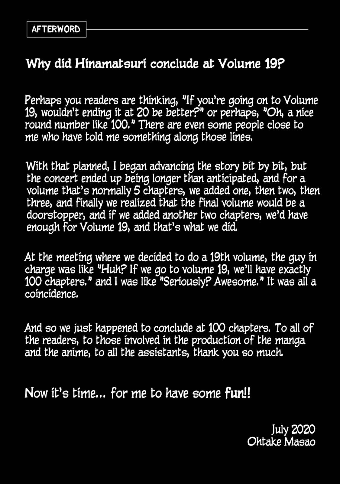 Page 25 Chapter 100.5 Hinamatsuri