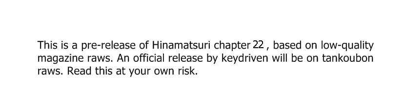 Page 1 Chapter 22 Hinamatsuri
