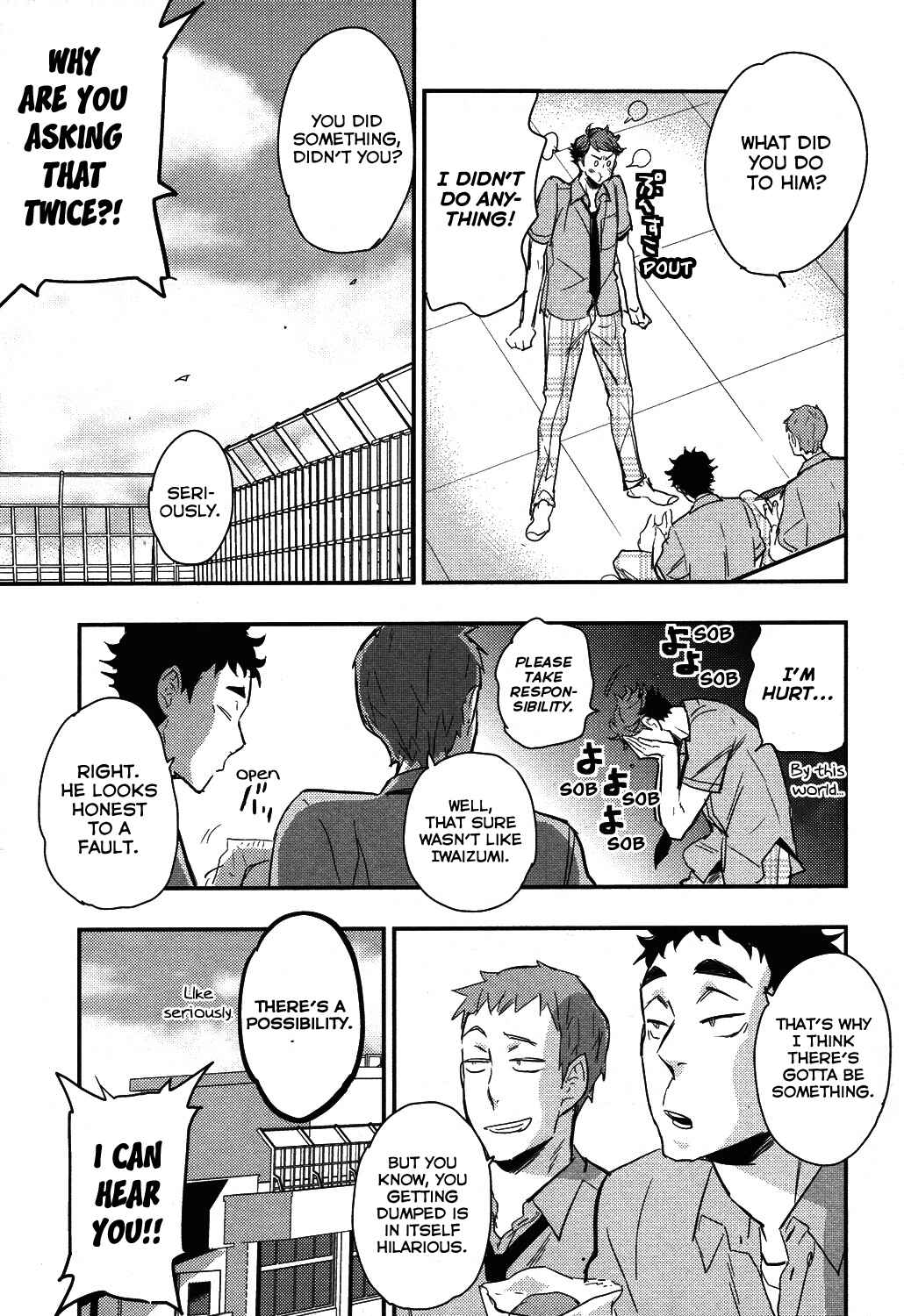 Page 9 Chapter 1 Haikyuu!! - Iwa-chan no Yuuutsu (Doujinshi)