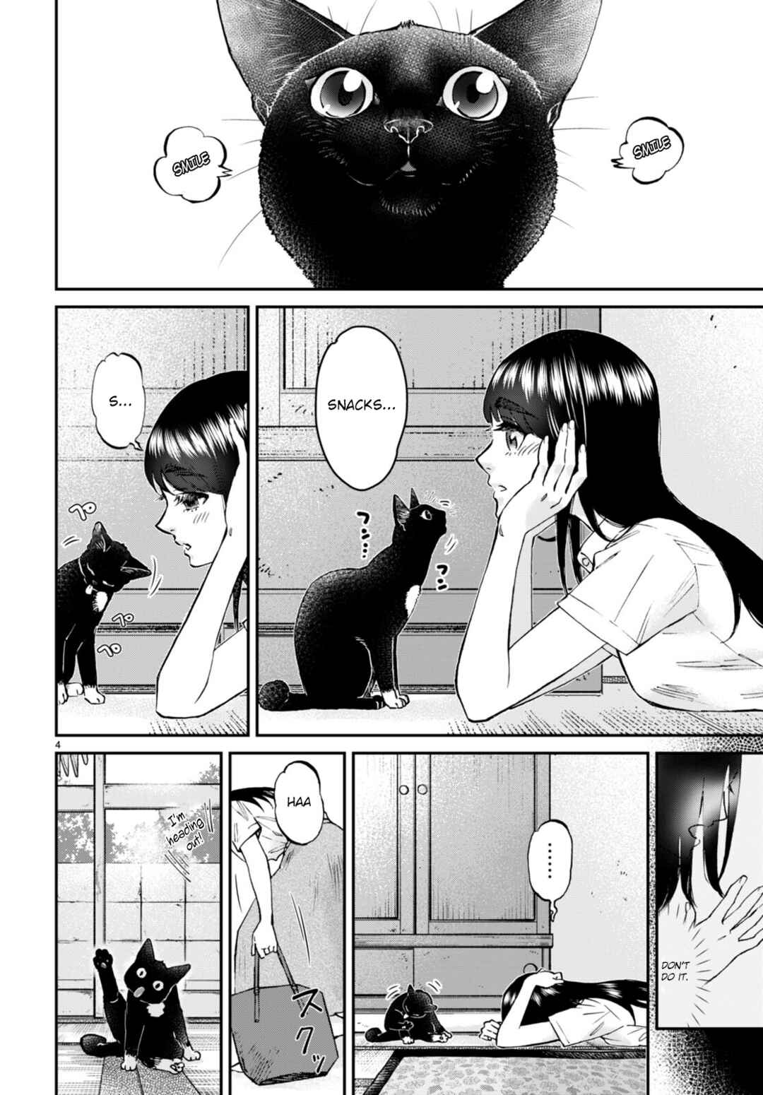 Page 4 Chapter 9 Hosomura-san and the Cats Snack