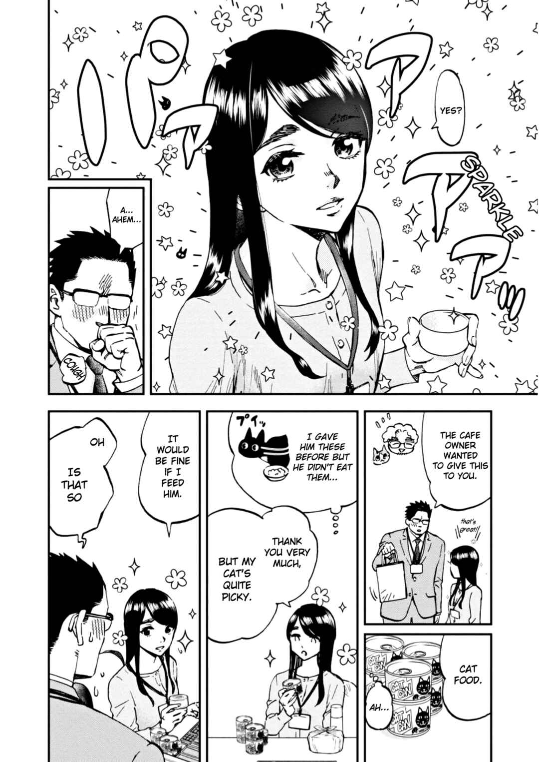Page 4 Chapter 6 Hosomura-san and the Cats Snack