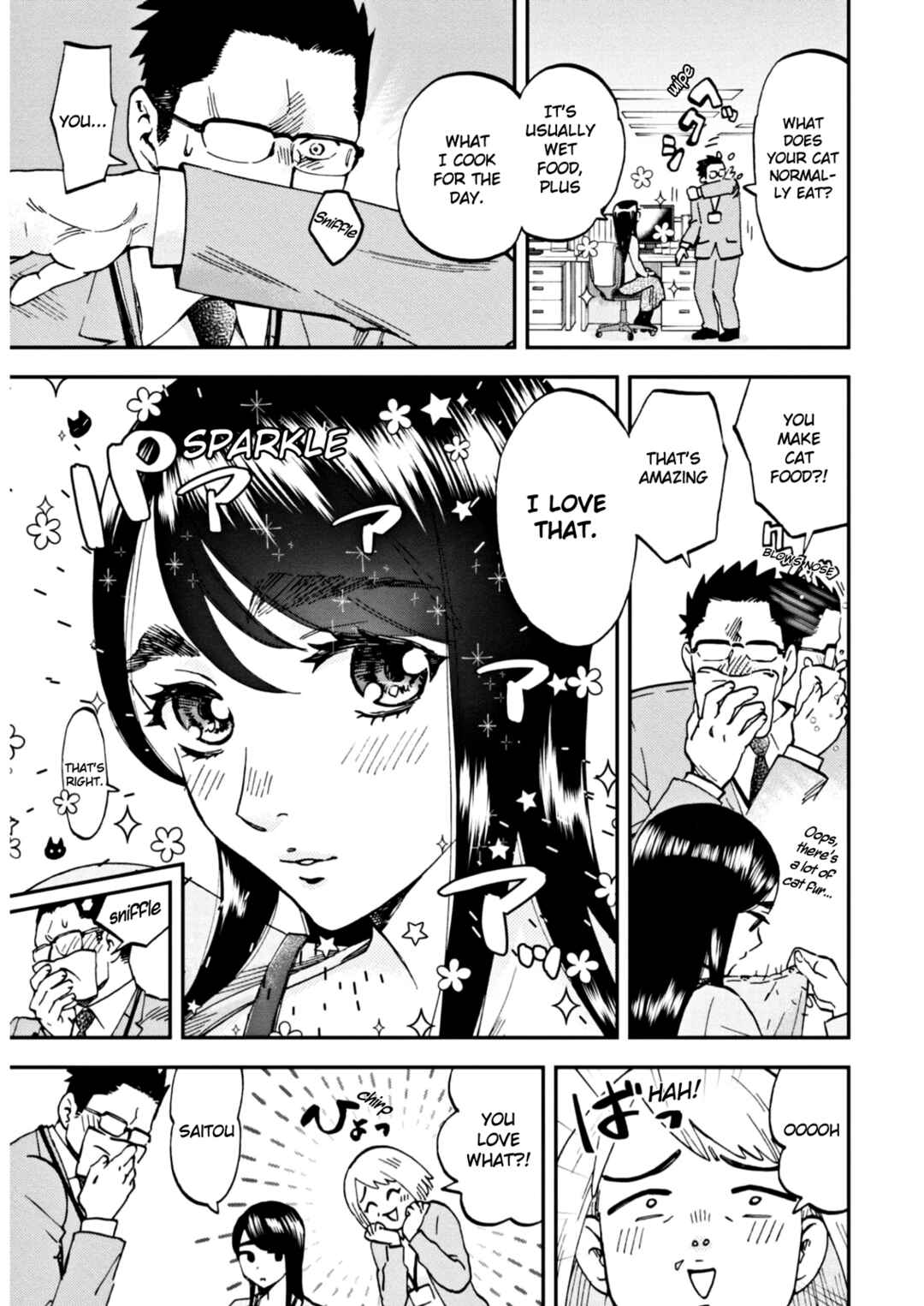 Page 5 Chapter 6 Hosomura-san and the Cats Snack