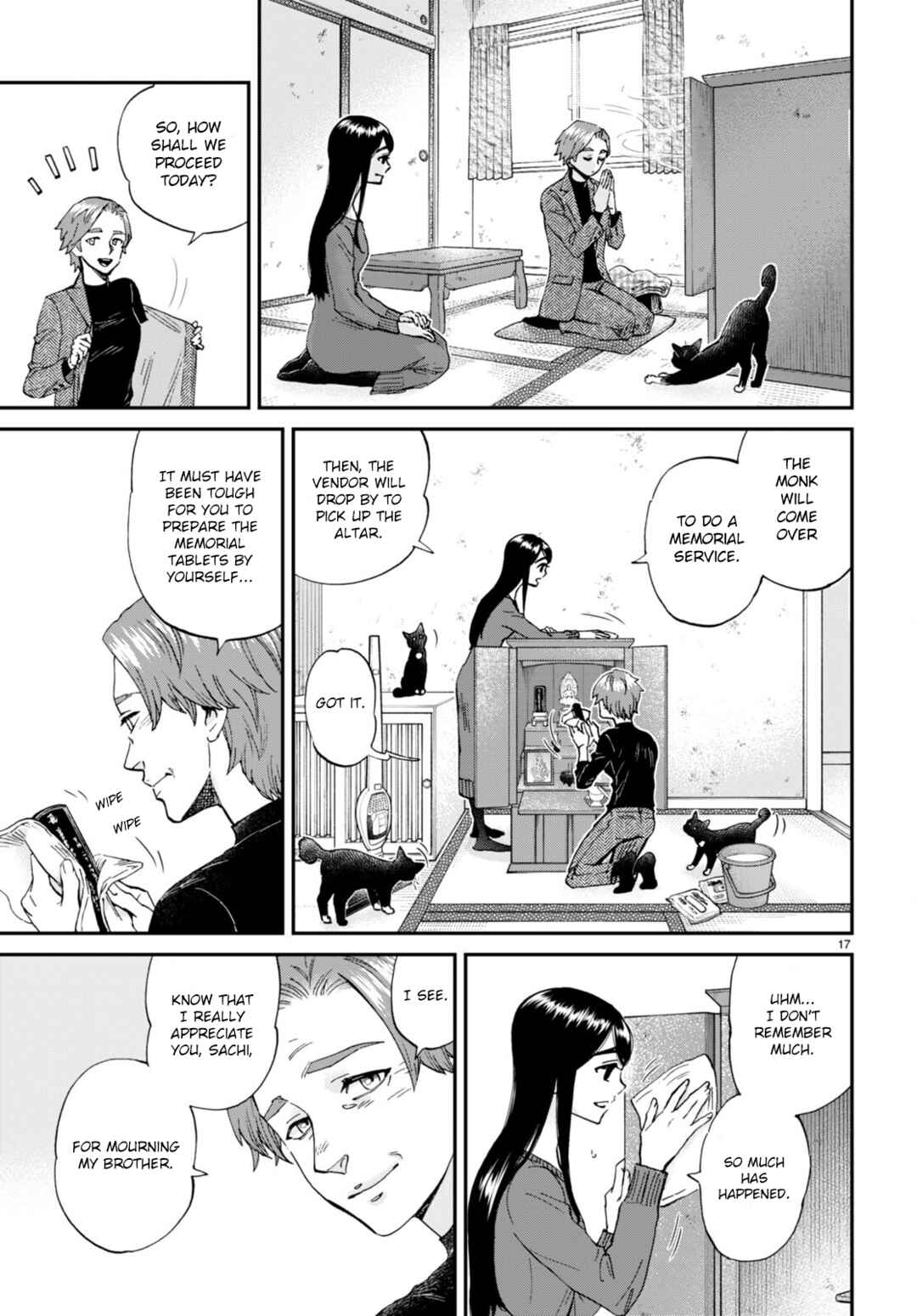 Page 17 Chapter 14 Hosomura-san and the Cats Snack