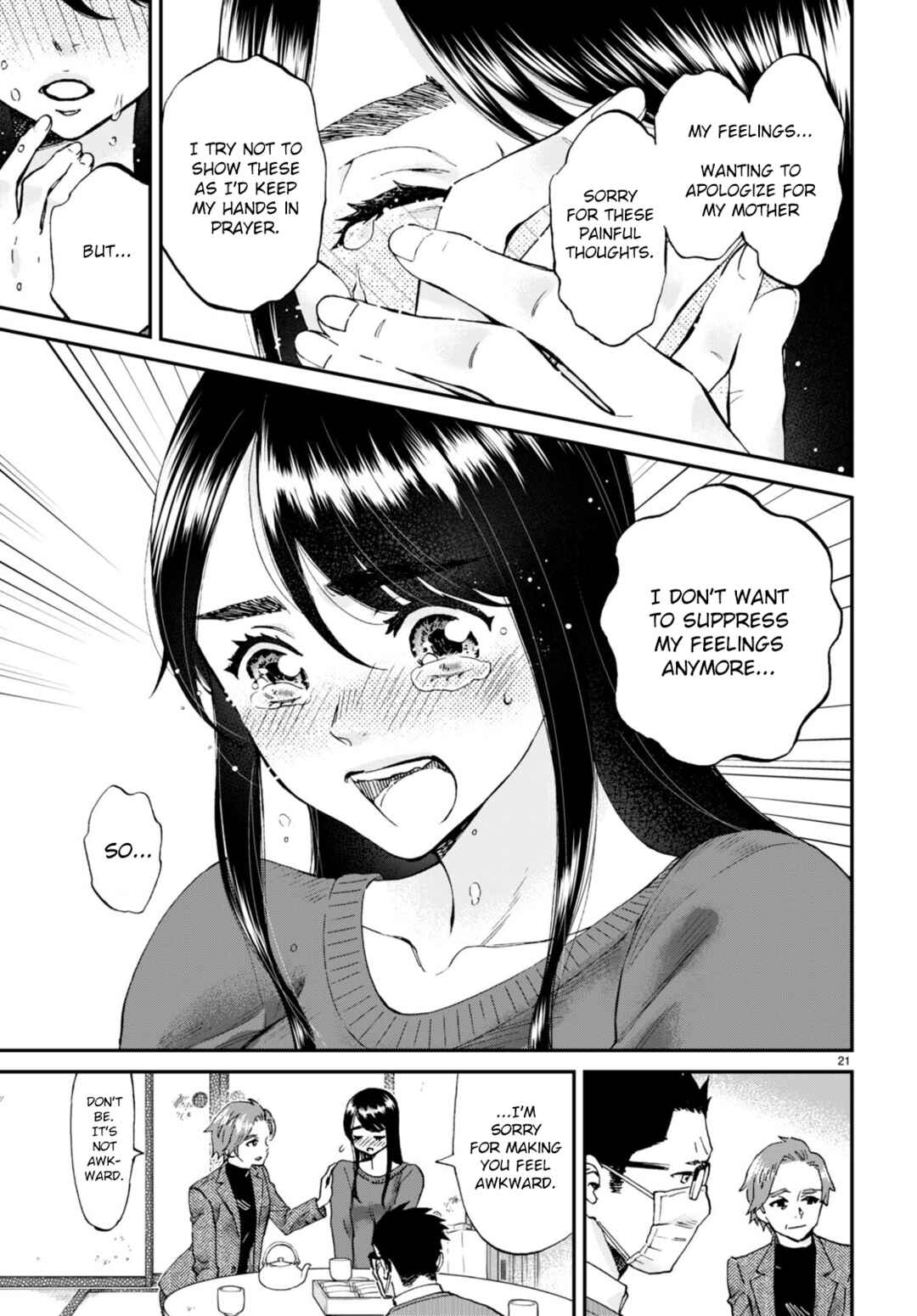 Page 21 Chapter 14 Hosomura-san and the Cats Snack