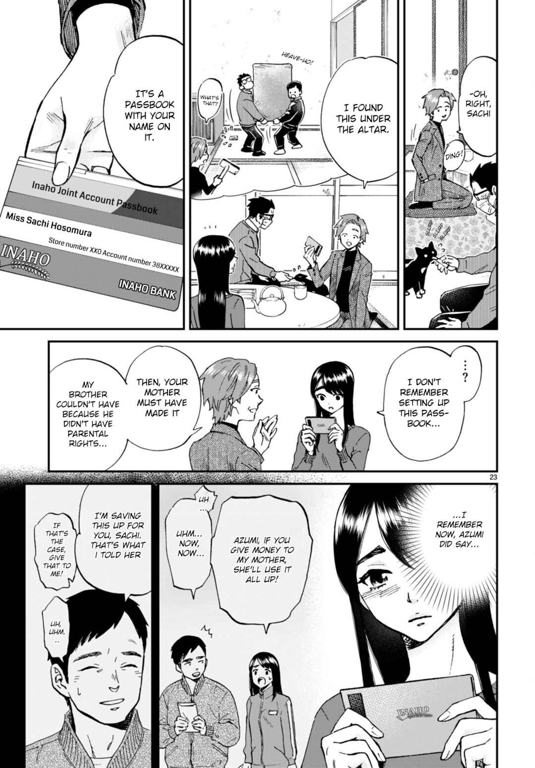Page 23 Chapter 14 Hosomura-san and the Cats Snack