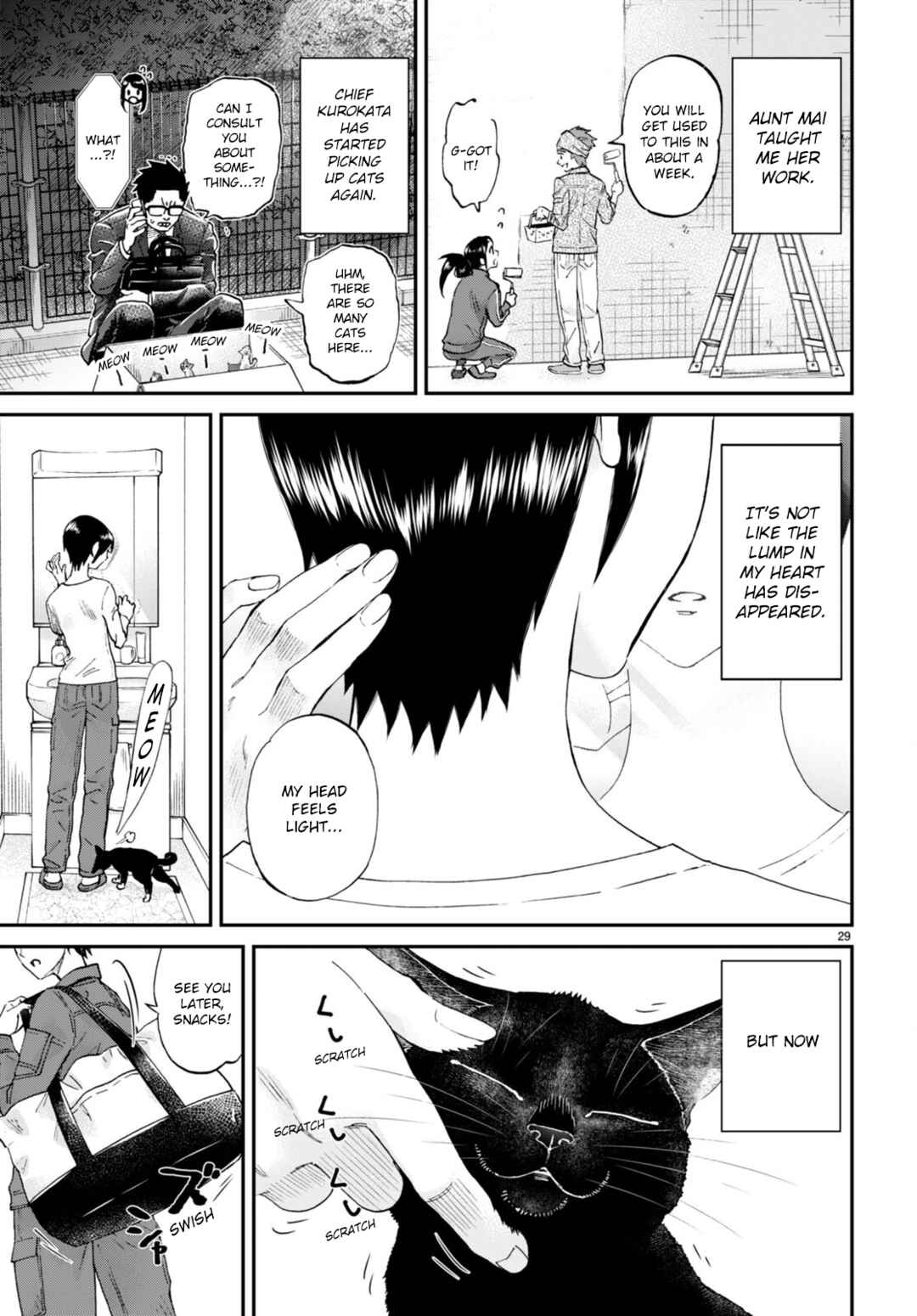 Page 29 Chapter 14 Hosomura-san and the Cats Snack