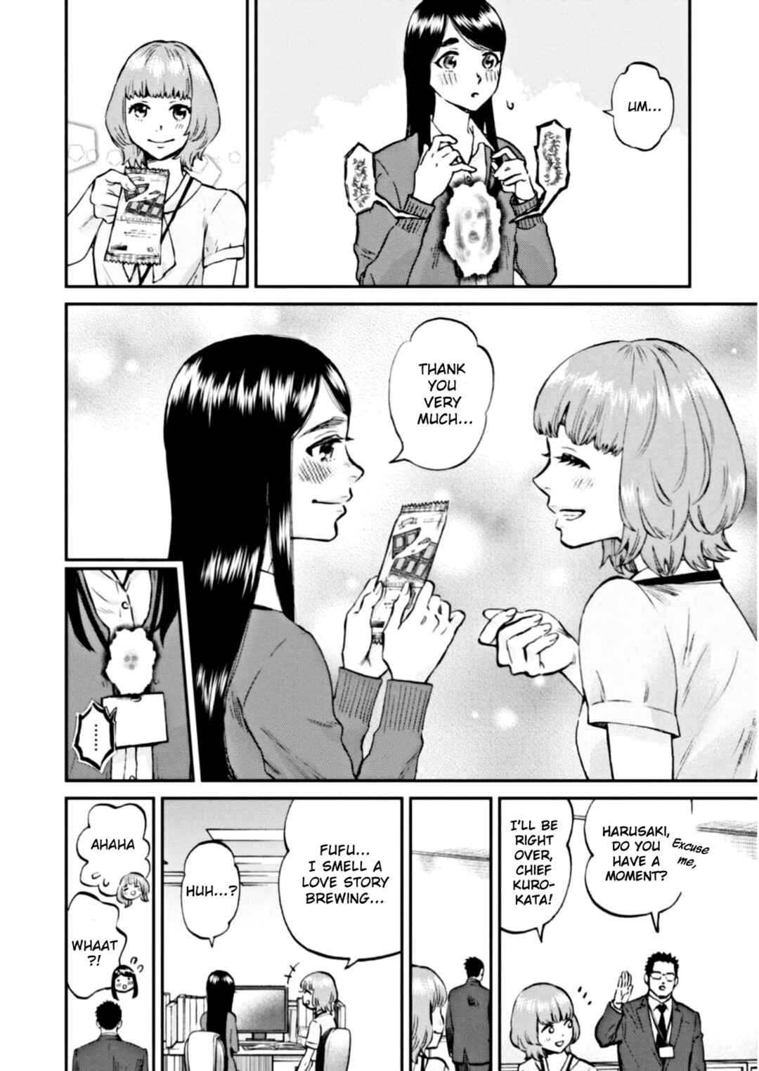 Page 15 Chapter 8 Hosomura-san and the Cats Snack
