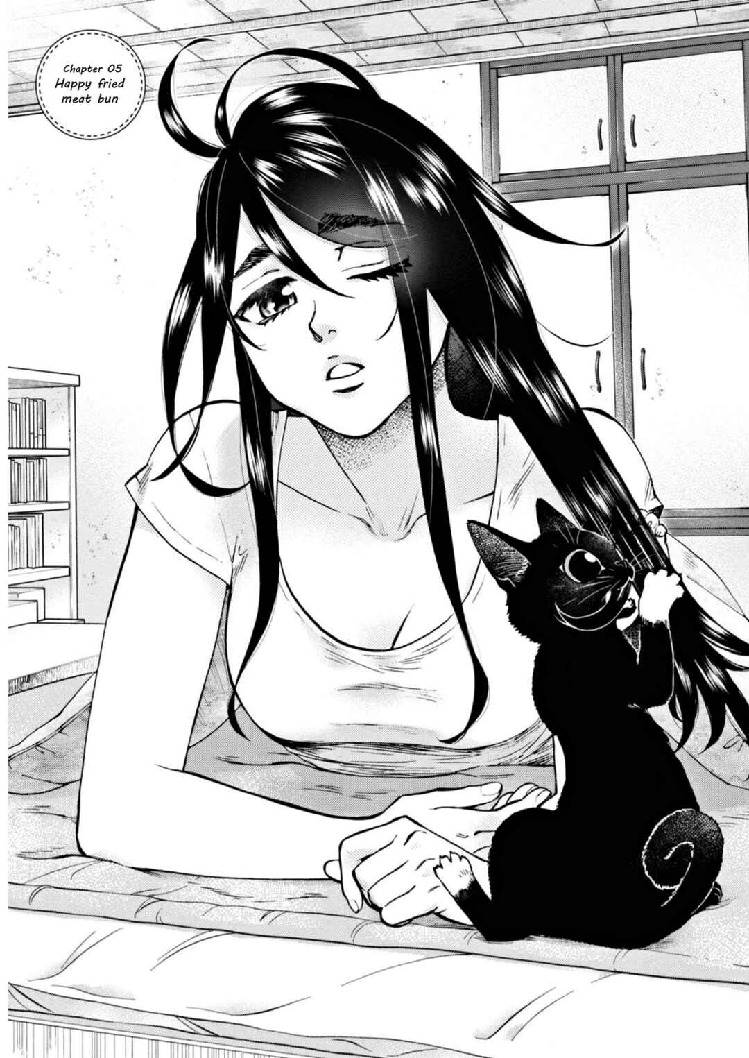 Page 1 Chapter 5 Hosomura-san and the Cats Snack