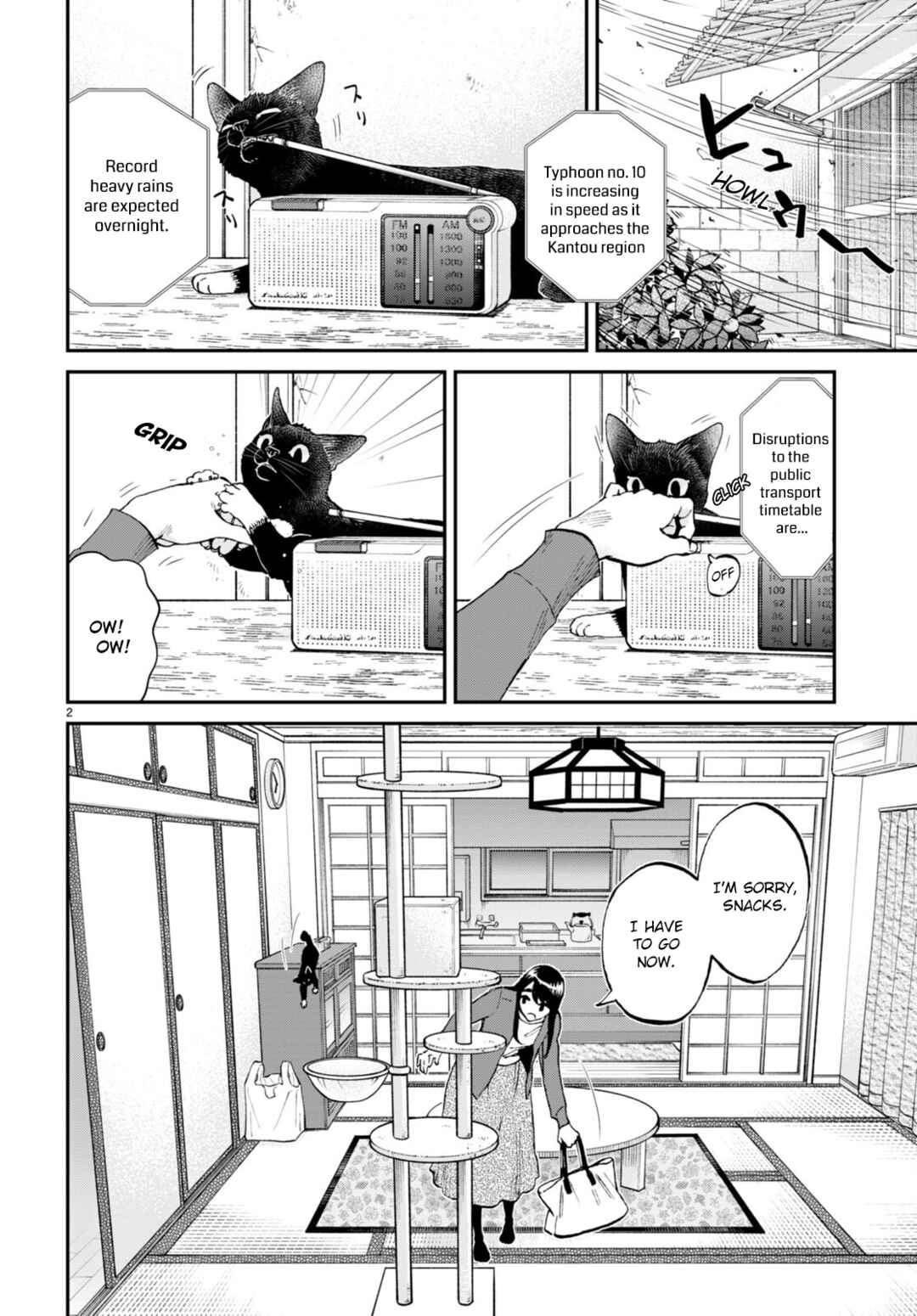 Page 2 Chapter 12 Hosomura-san and the Cats Snack