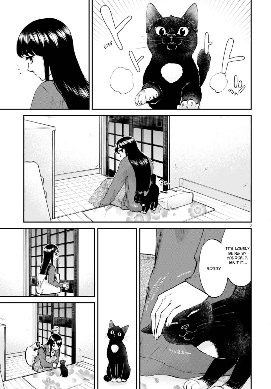 Page 3 Chapter 12 Hosomura-san and the Cats Snack
