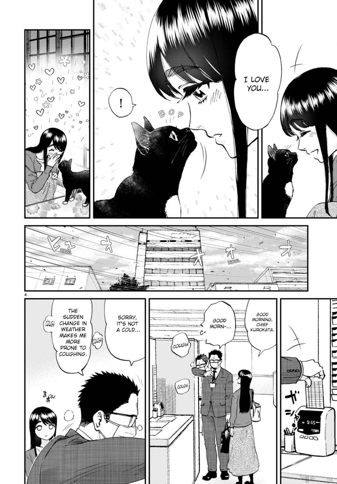 Page 4 Chapter 12 Hosomura-san and the Cats Snack
