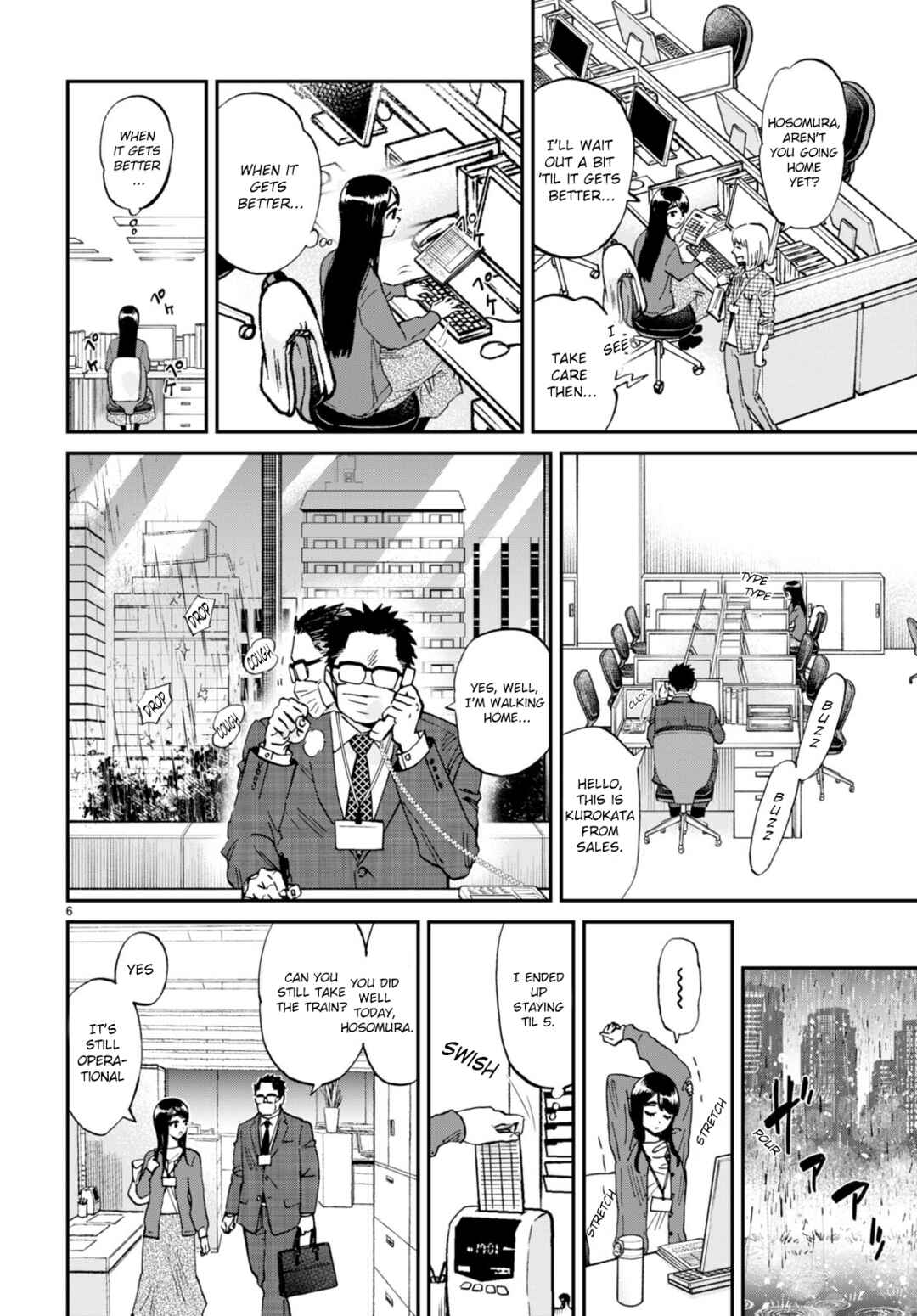 Page 6 Chapter 12 Hosomura-san and the Cats Snack
