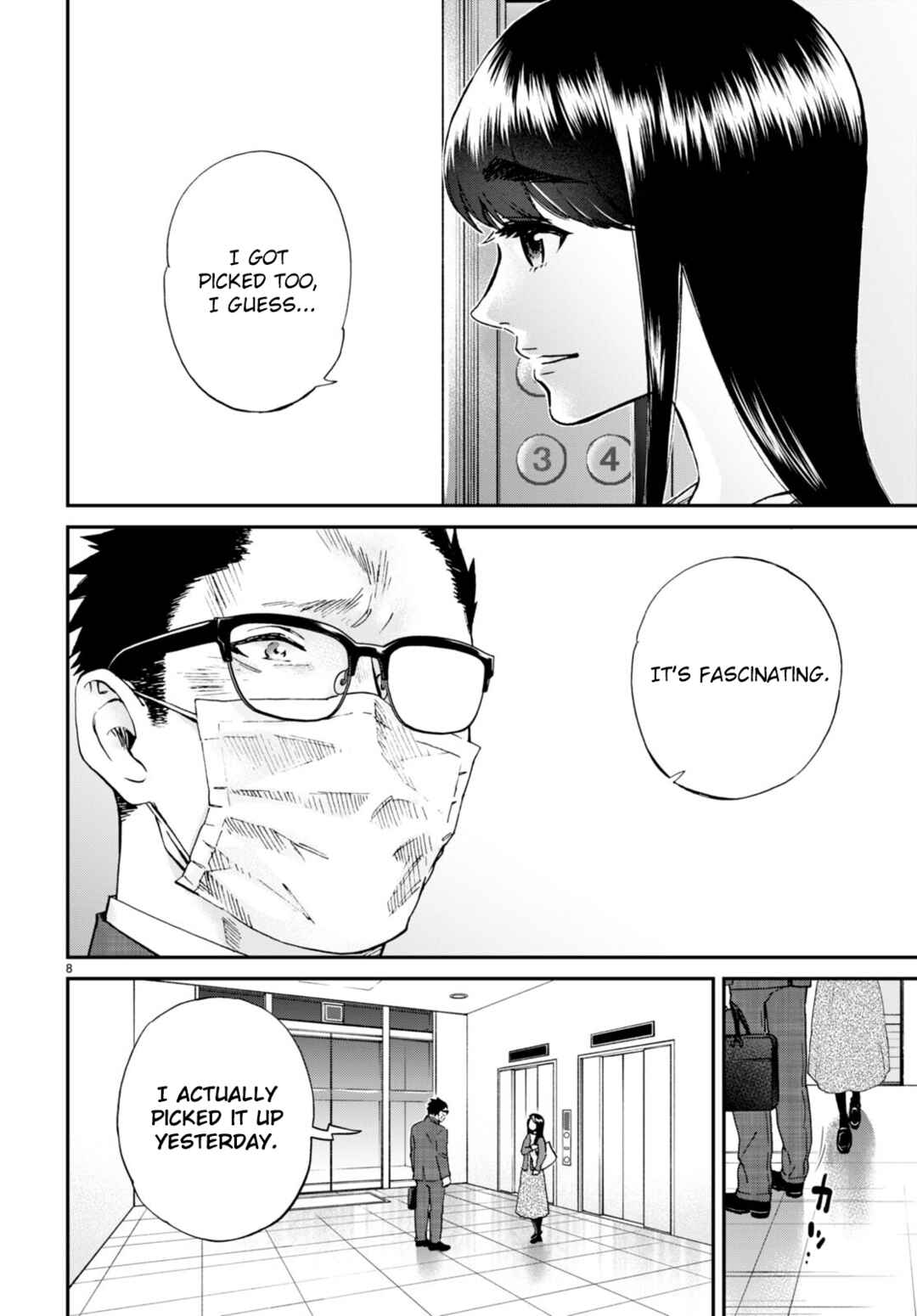 Page 8 Chapter 12 Hosomura-san and the Cats Snack
