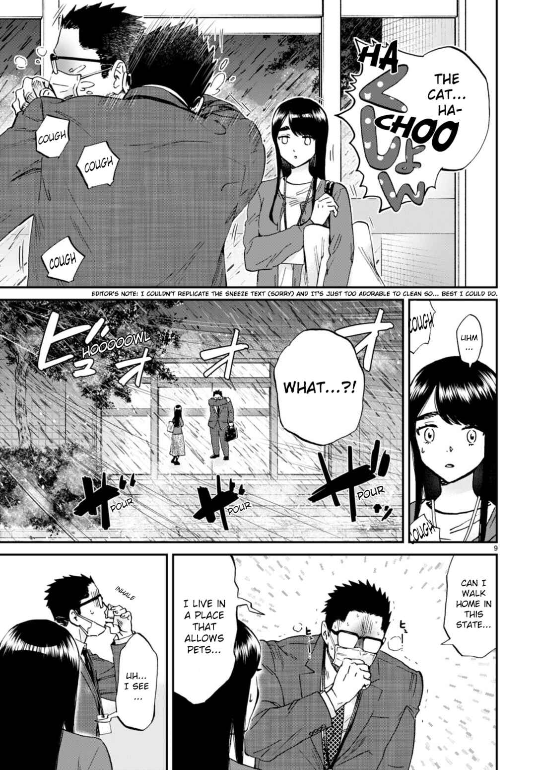 Page 9 Chapter 12 Hosomura-san and the Cats Snack