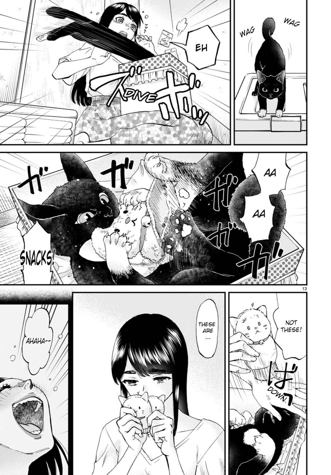 Page 13 Chapter 10 Hosomura-san and the Cats Snack