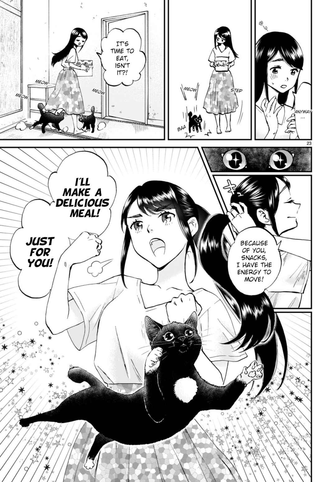 Page 23 Chapter 10 Hosomura-san and the Cats Snack