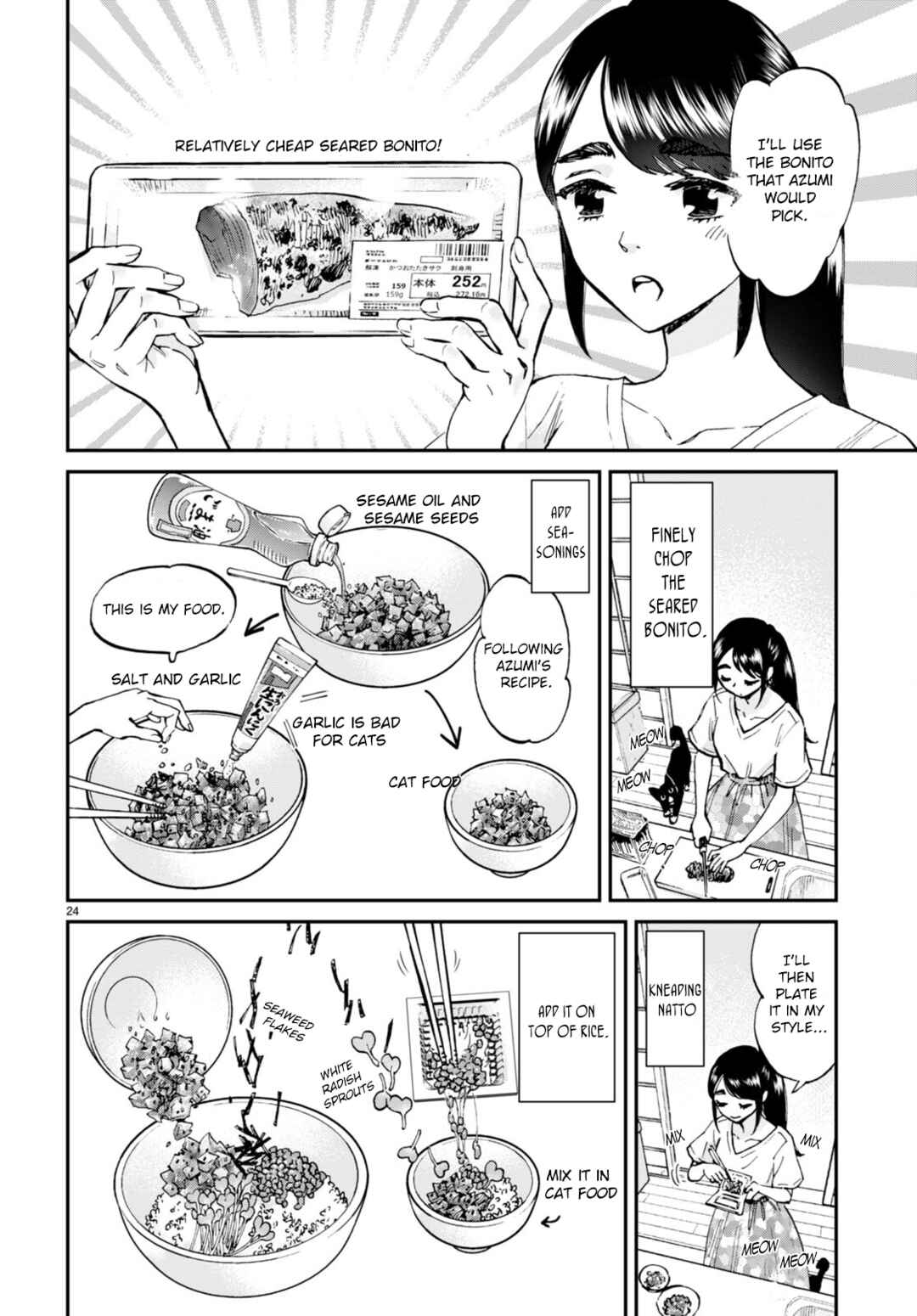 Page 24 Chapter 10 Hosomura-san and the Cats Snack