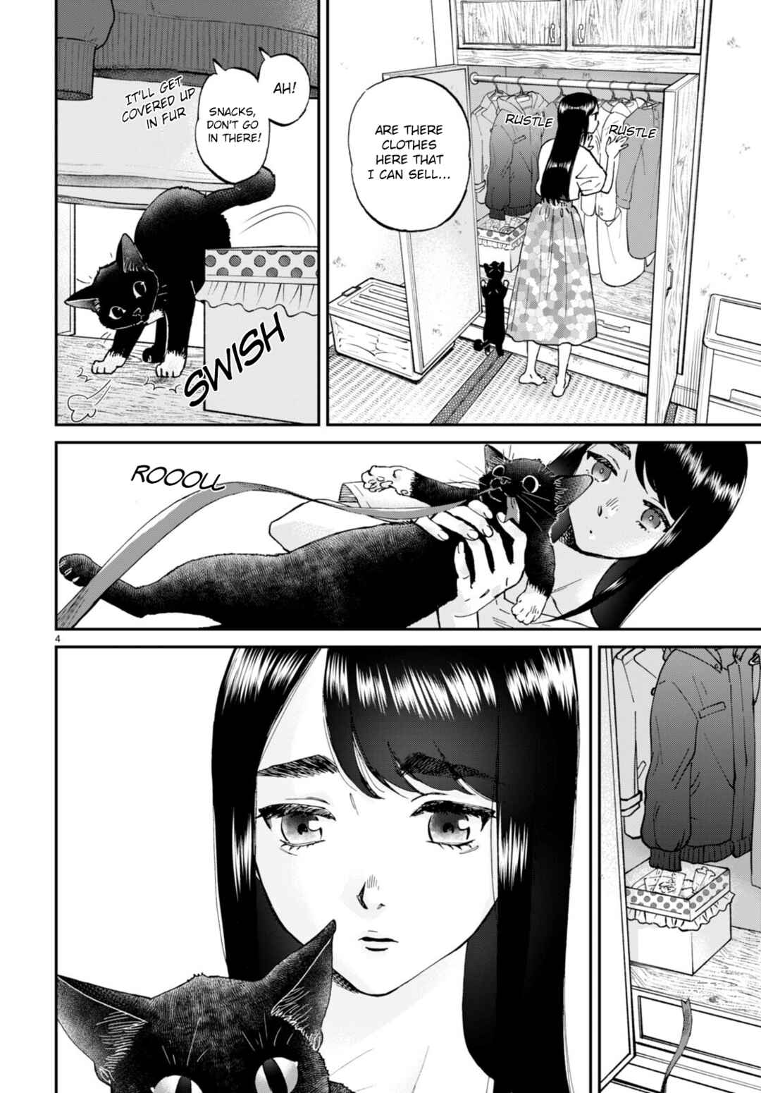 Page 4 Chapter 10 Hosomura-san and the Cats Snack
