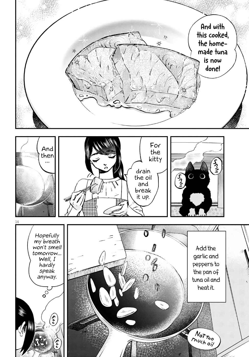 Page 14 Chapter 2 Hosomura-san and the Cats Snack
