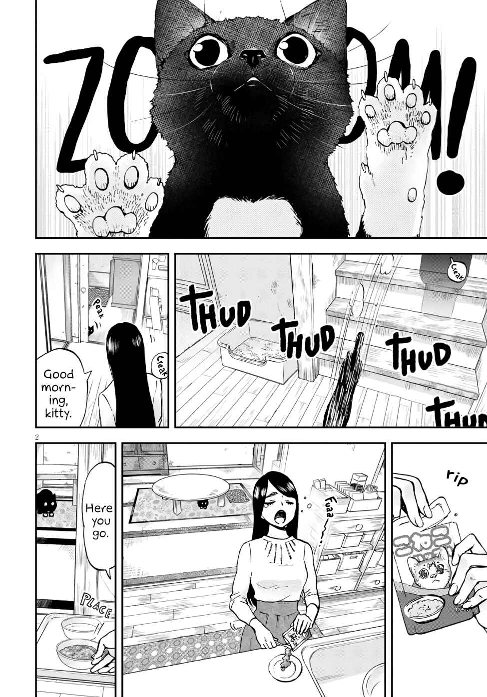Page 2 Chapter 2 Hosomura-san and the Cats Snack