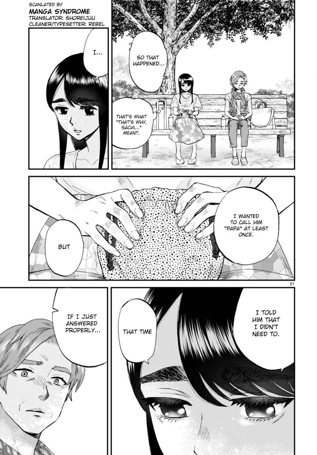 Page 21 Chapter 11 Hosomura-san and the Cats Snack