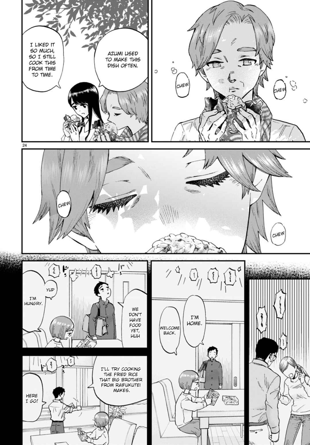 Page 24 Chapter 11 Hosomura-san and the Cats Snack
