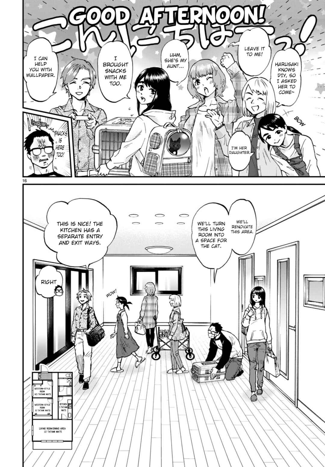 Page 16 Chapter 13 Hosomura-san and the Cats Snack