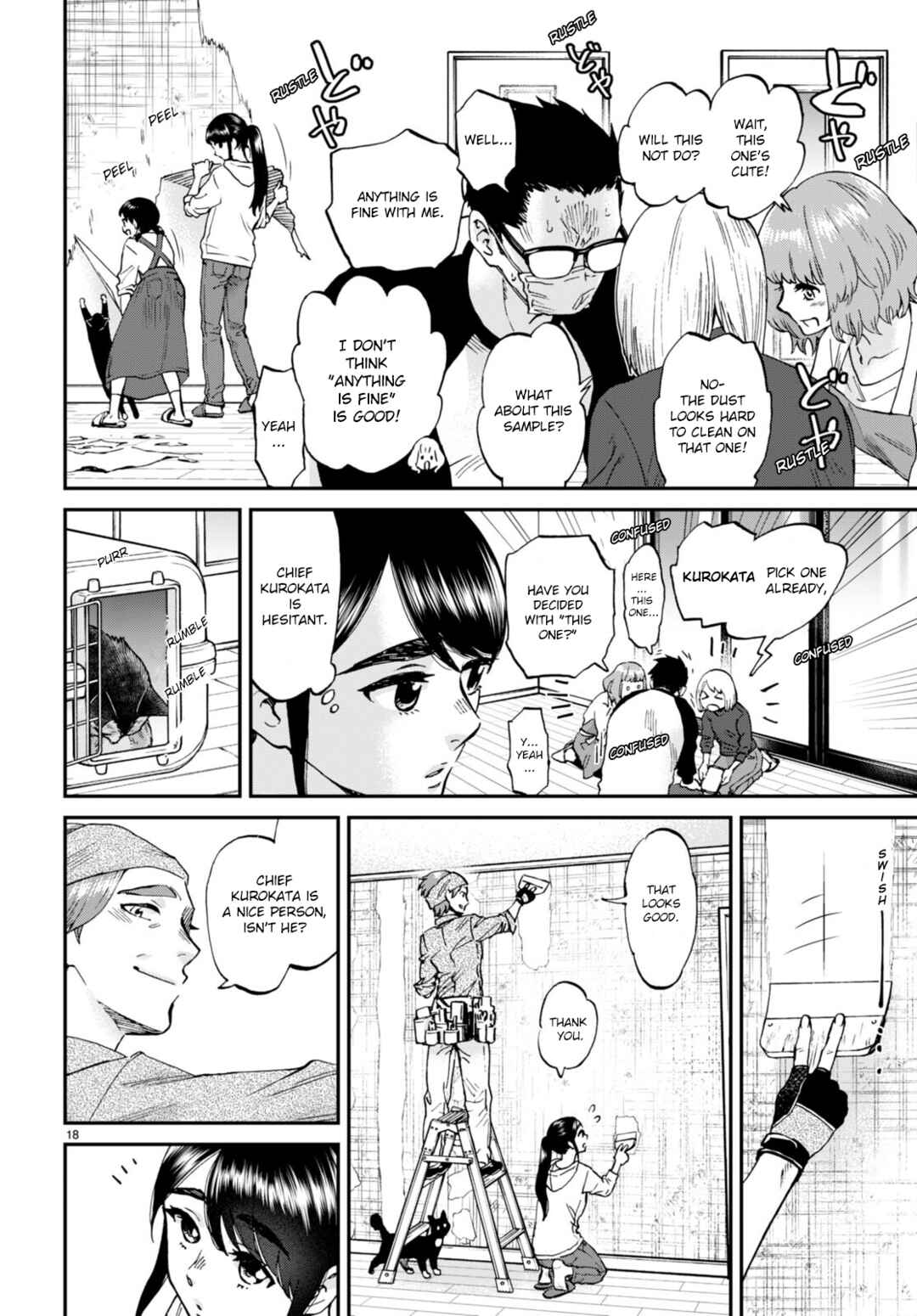 Page 18 Chapter 13 Hosomura-san and the Cats Snack