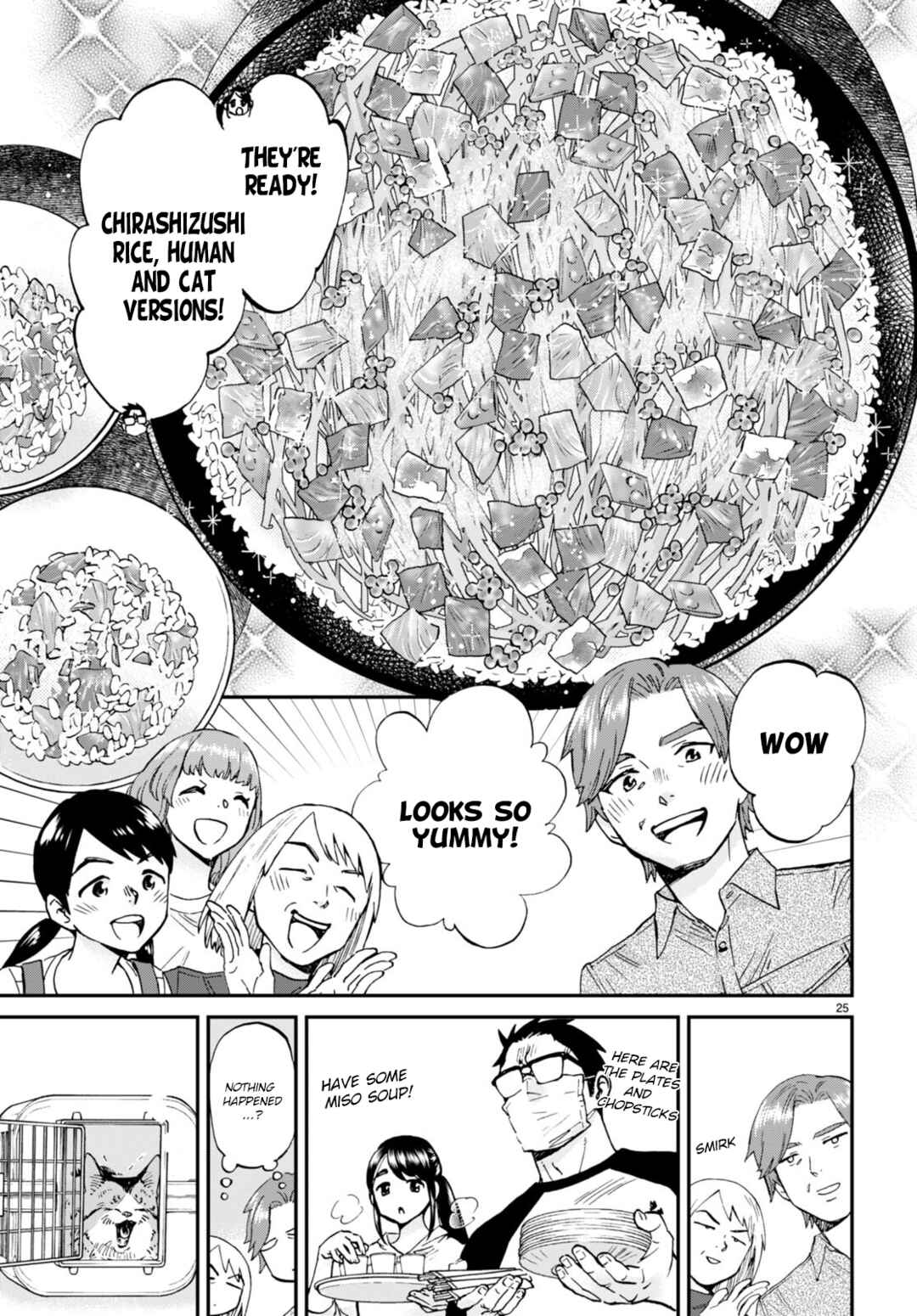 Page 25 Chapter 13 Hosomura-san and the Cats Snack